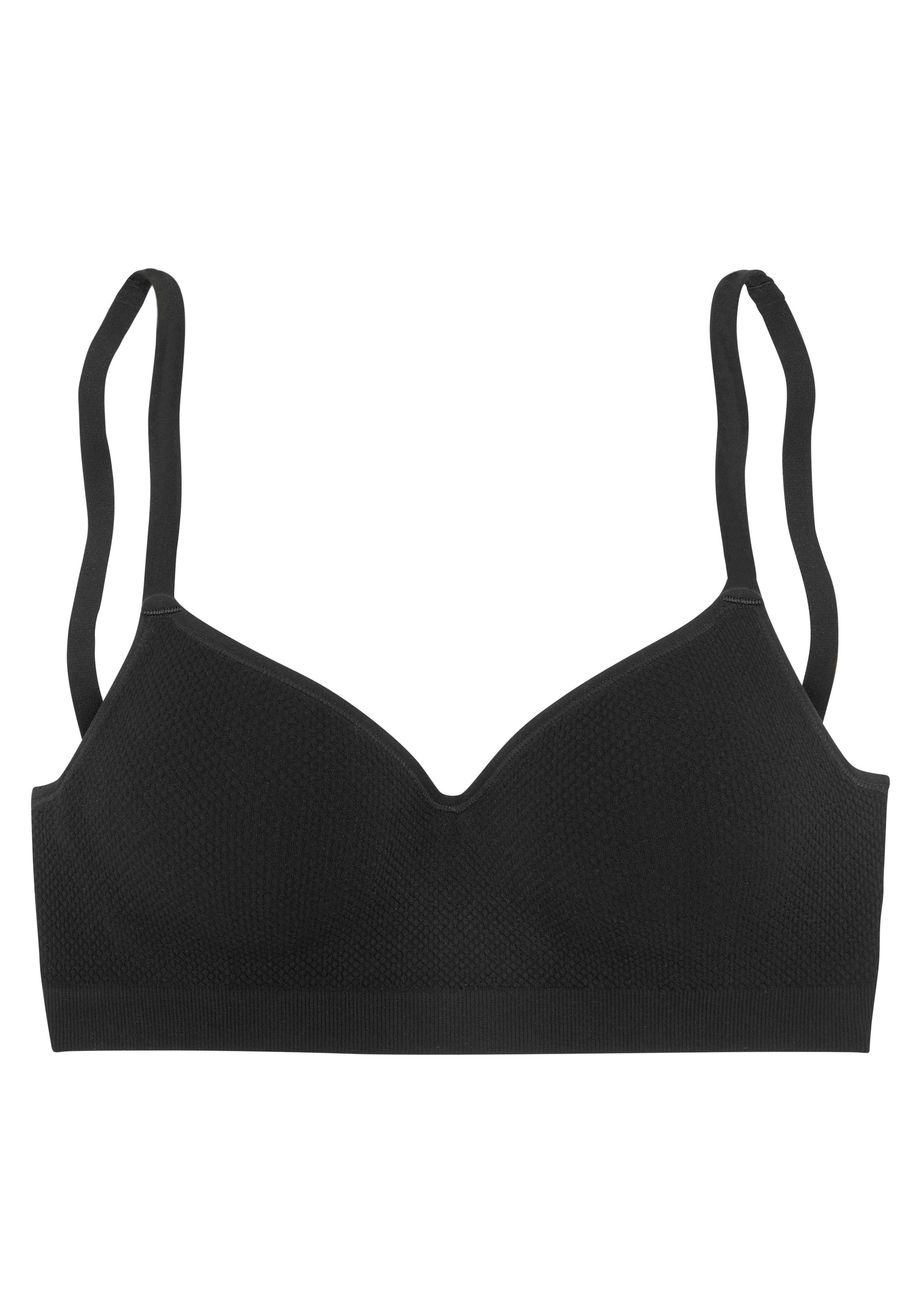 LASCANA Push-up-BH »COMFY BRA«, mit Bügel aus weicher Baumwollmischung, Dessous