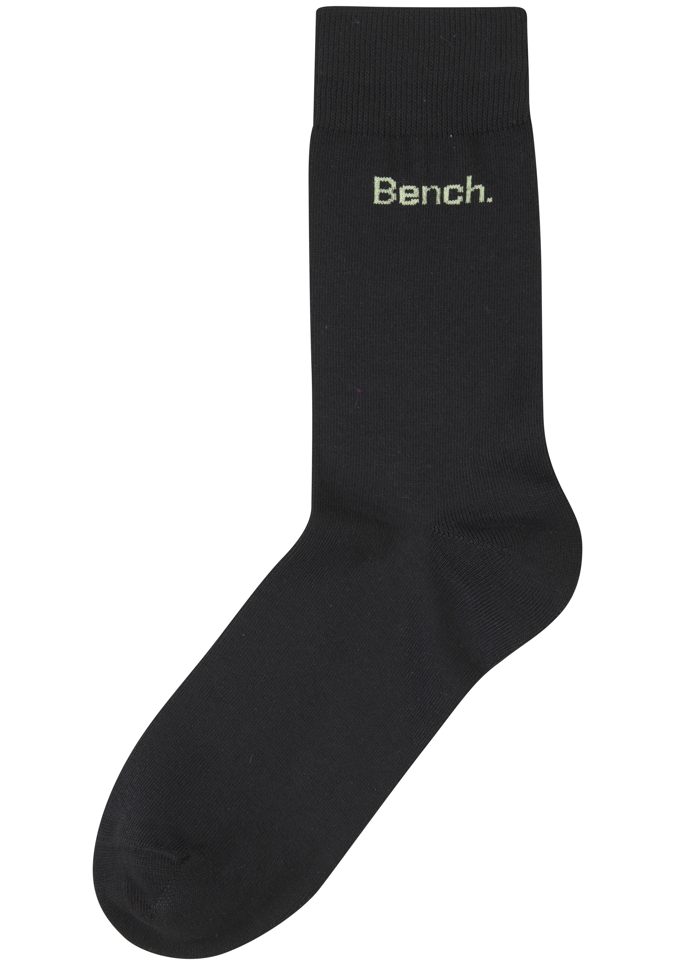 Bench. Basicsocken »Herrensocken für Beruf und Freizeit« Packung, 6 Paar tlg. mit farbigem kleinen Markenlogo