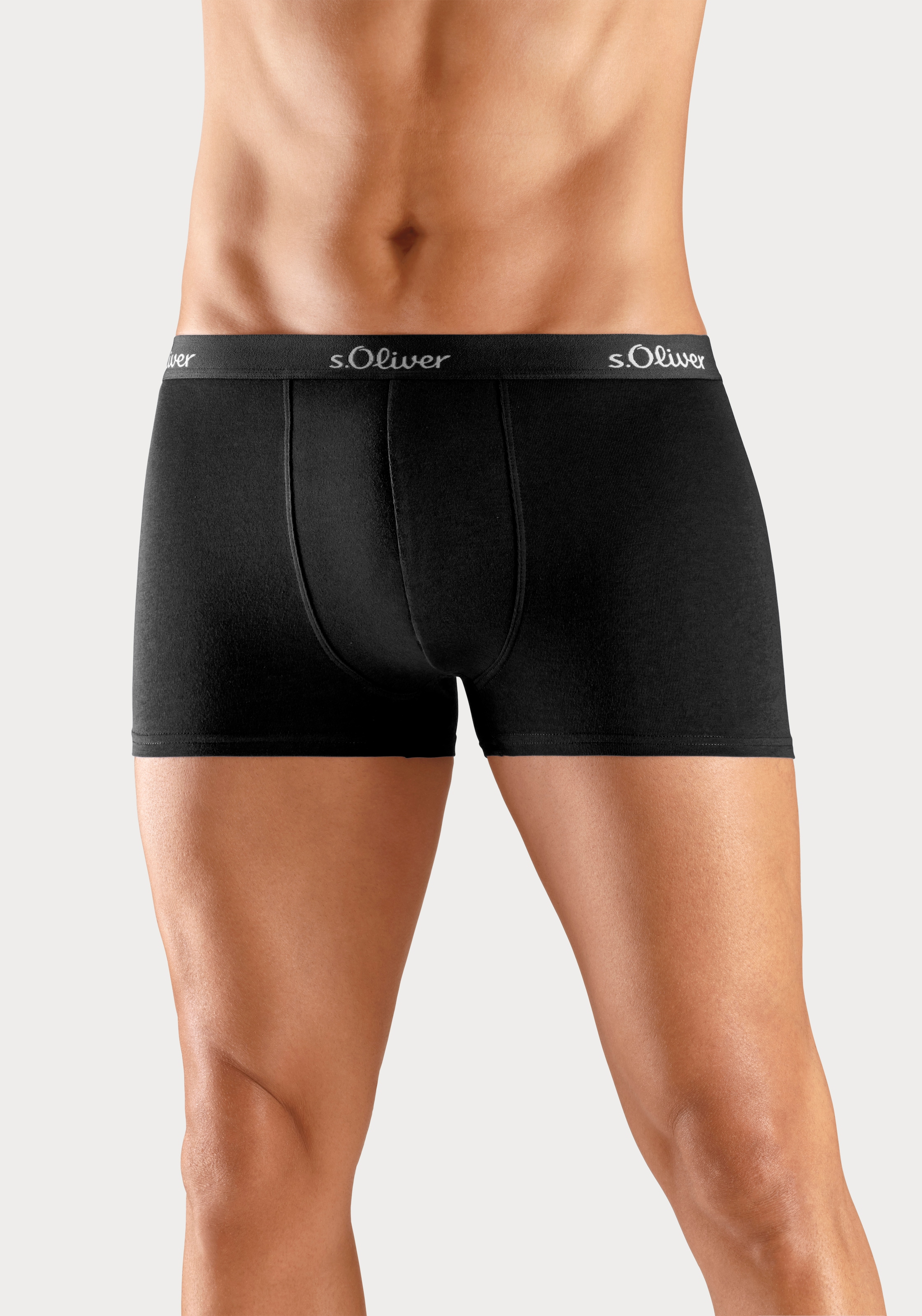 s.Oliver Boxer »Boxershorts für Herren«, (3 St.), klassisches Basic für jeden Kleiderschrank
