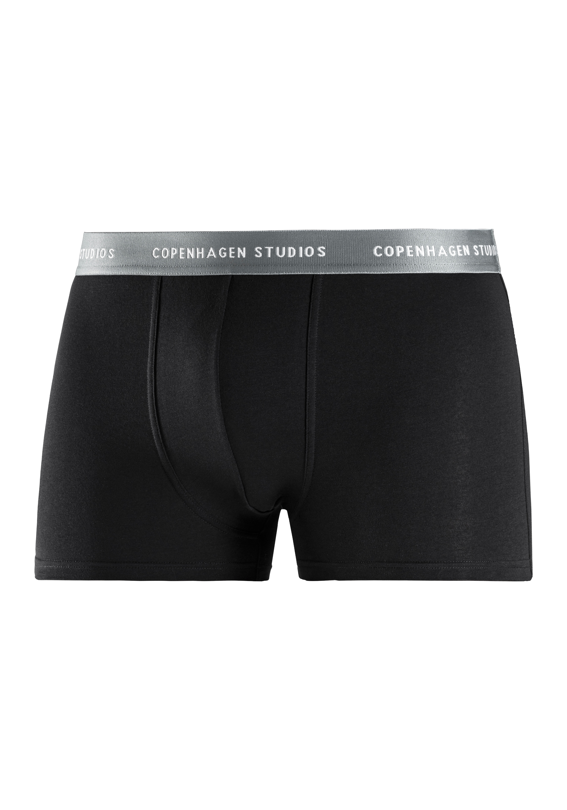 Copenhagen Studios Boxer »Boxershorts für Herren«, (3 St.), mit farbigem Logo-Bund