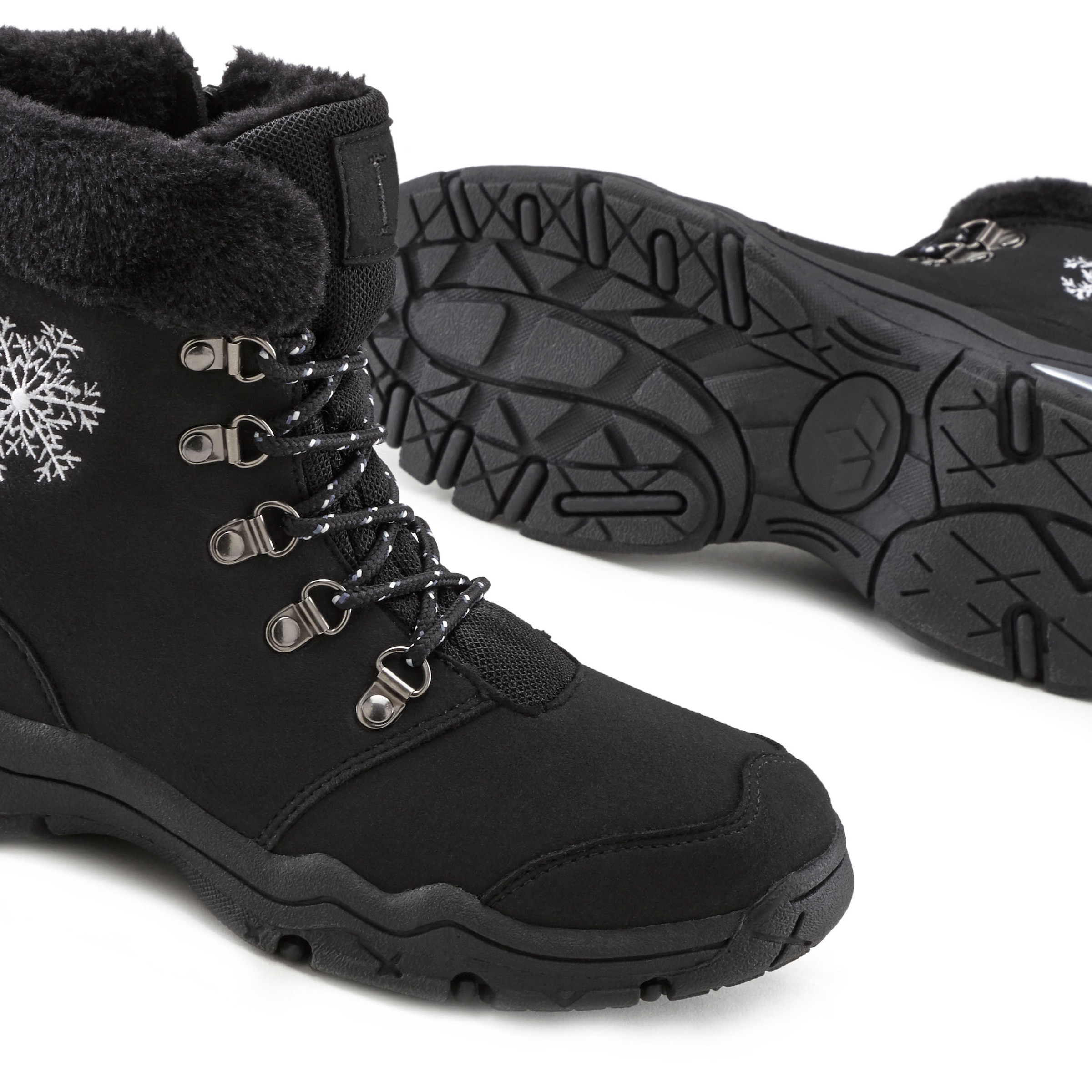 LASCANA Winterstiefelette, Stiefelette,Stiefel,Winterstiefel wind-& wasserabweisender Tex-Membran