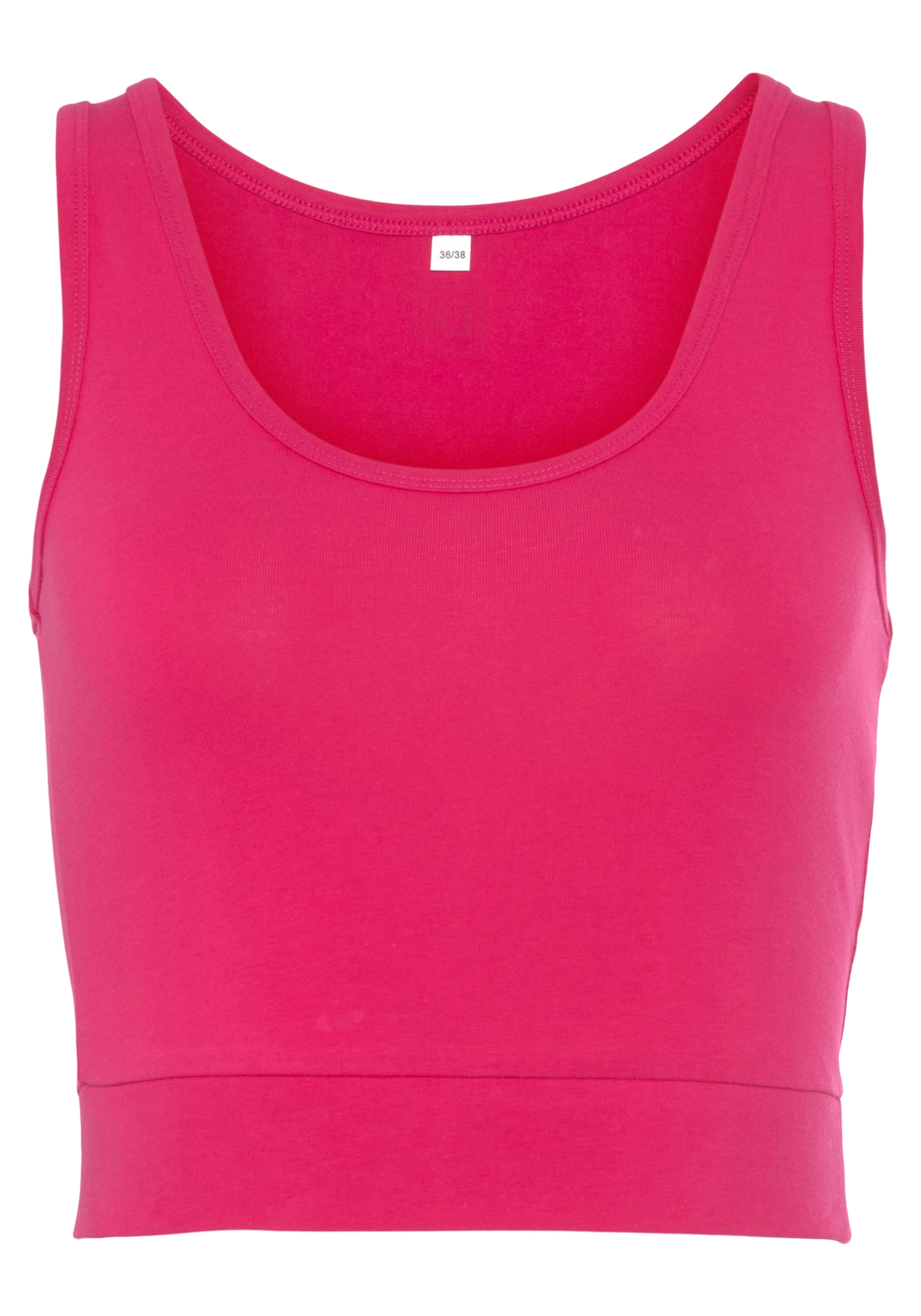 LASCANA ACTIVE Sporttop, Crop-Top mit breiten Trägern
