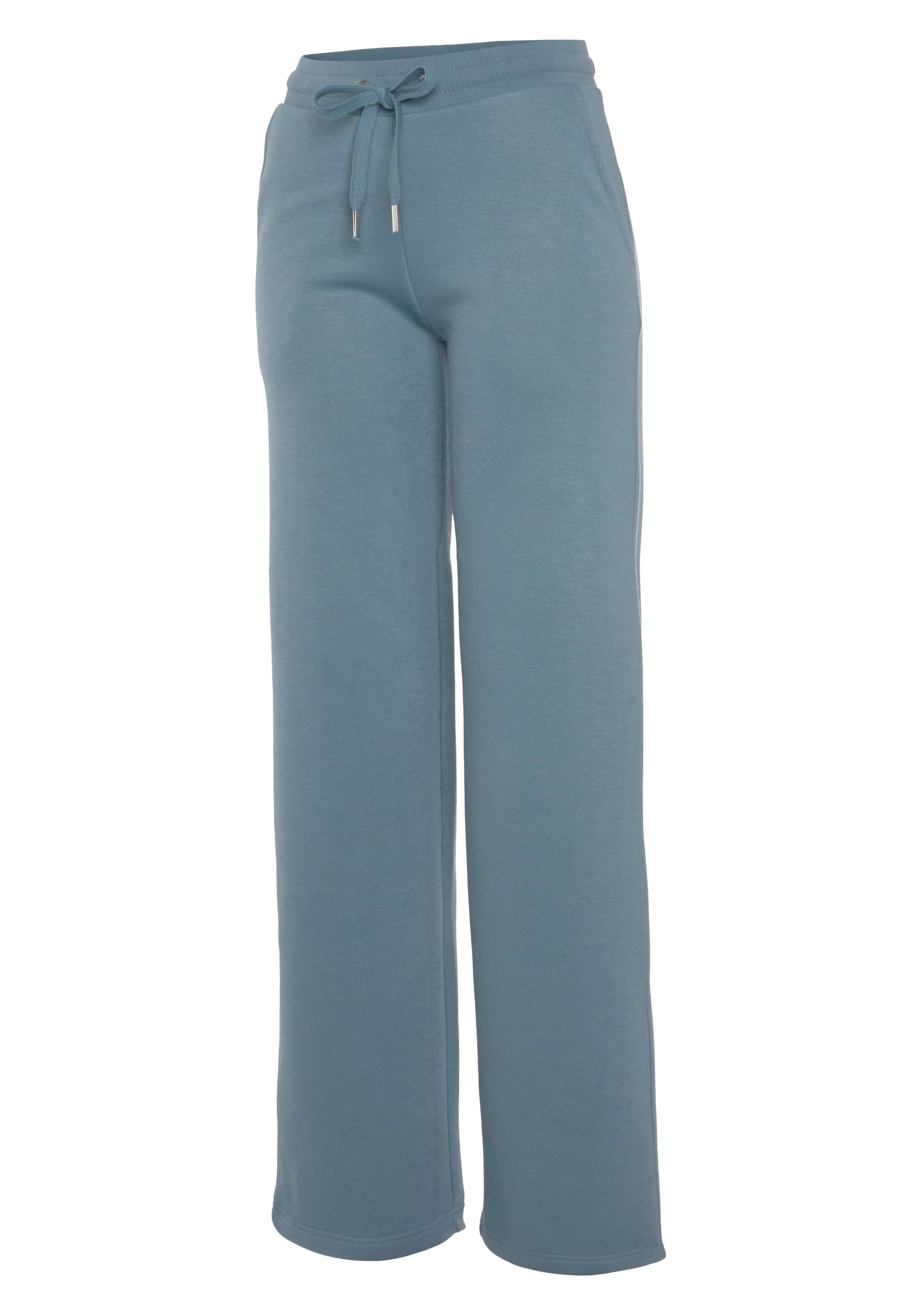 Vivance Relaxhose, mit weitem Bein und aus ultraweicher Sweatqualität, Loungewear