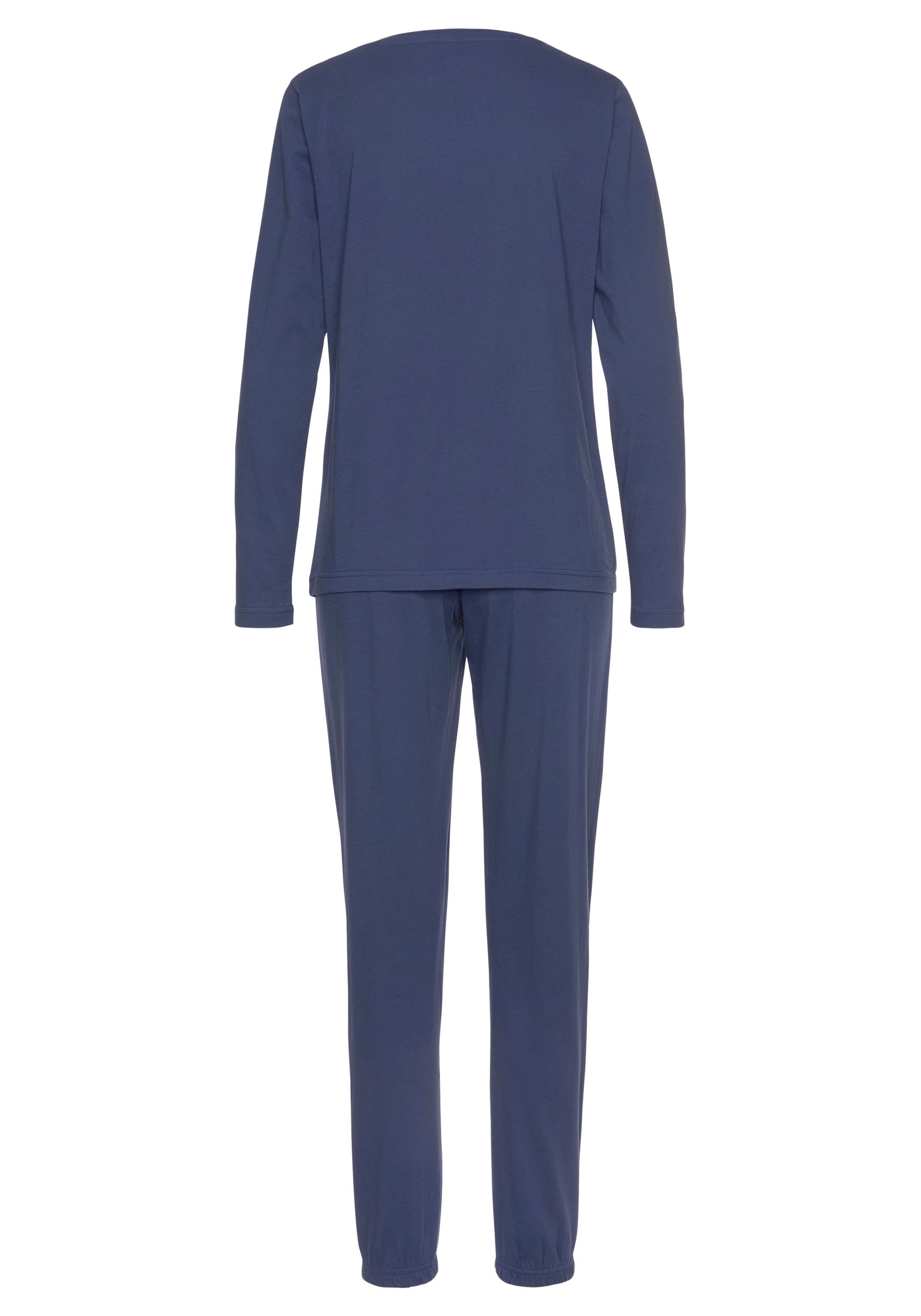 Vivance Dreams Pyjama, (Set, 3 teilig), mit Frontschriftzug