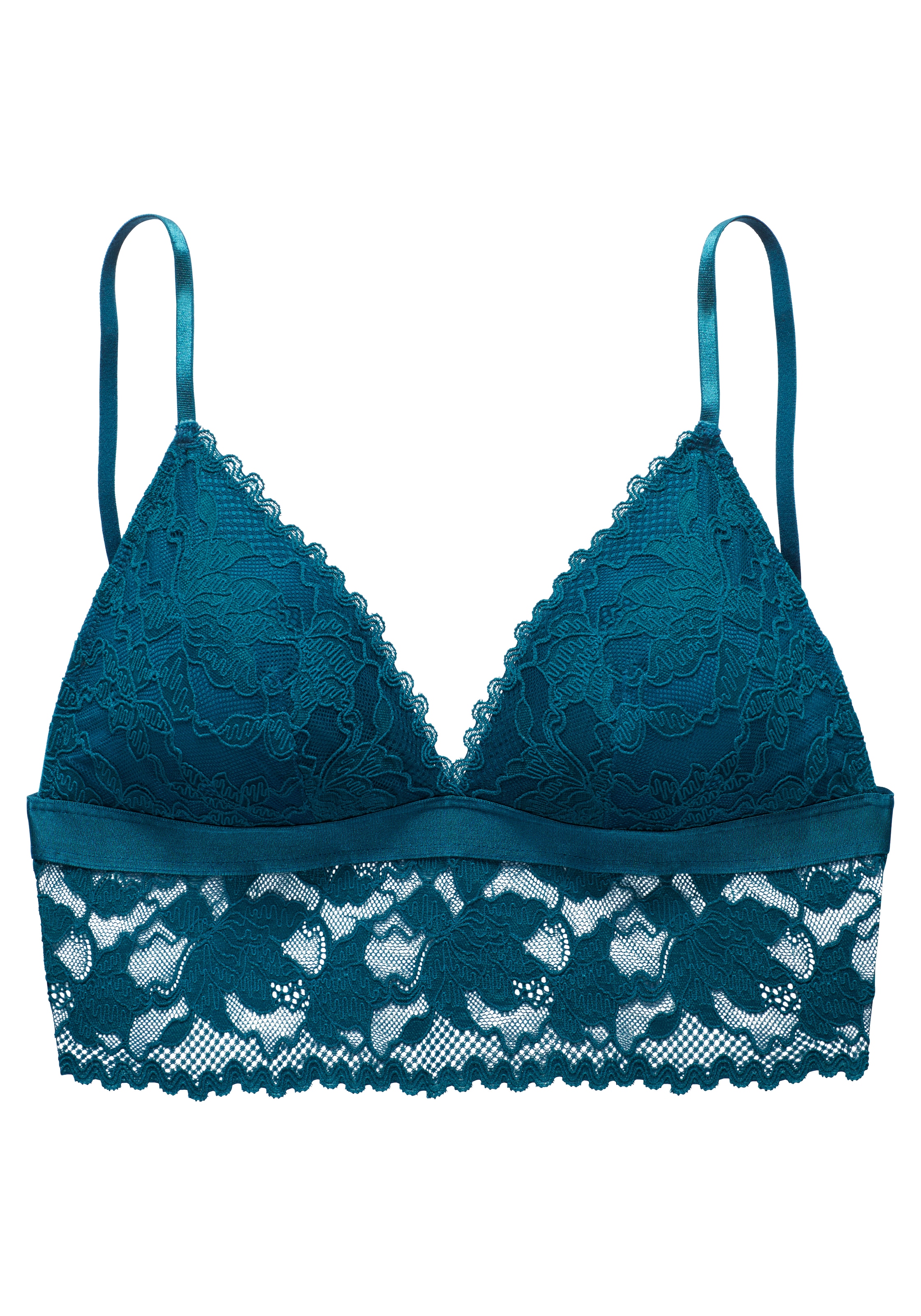 LASCANA Bralette-BH ohne Bügel, in leichter Longform, sexy Dessous