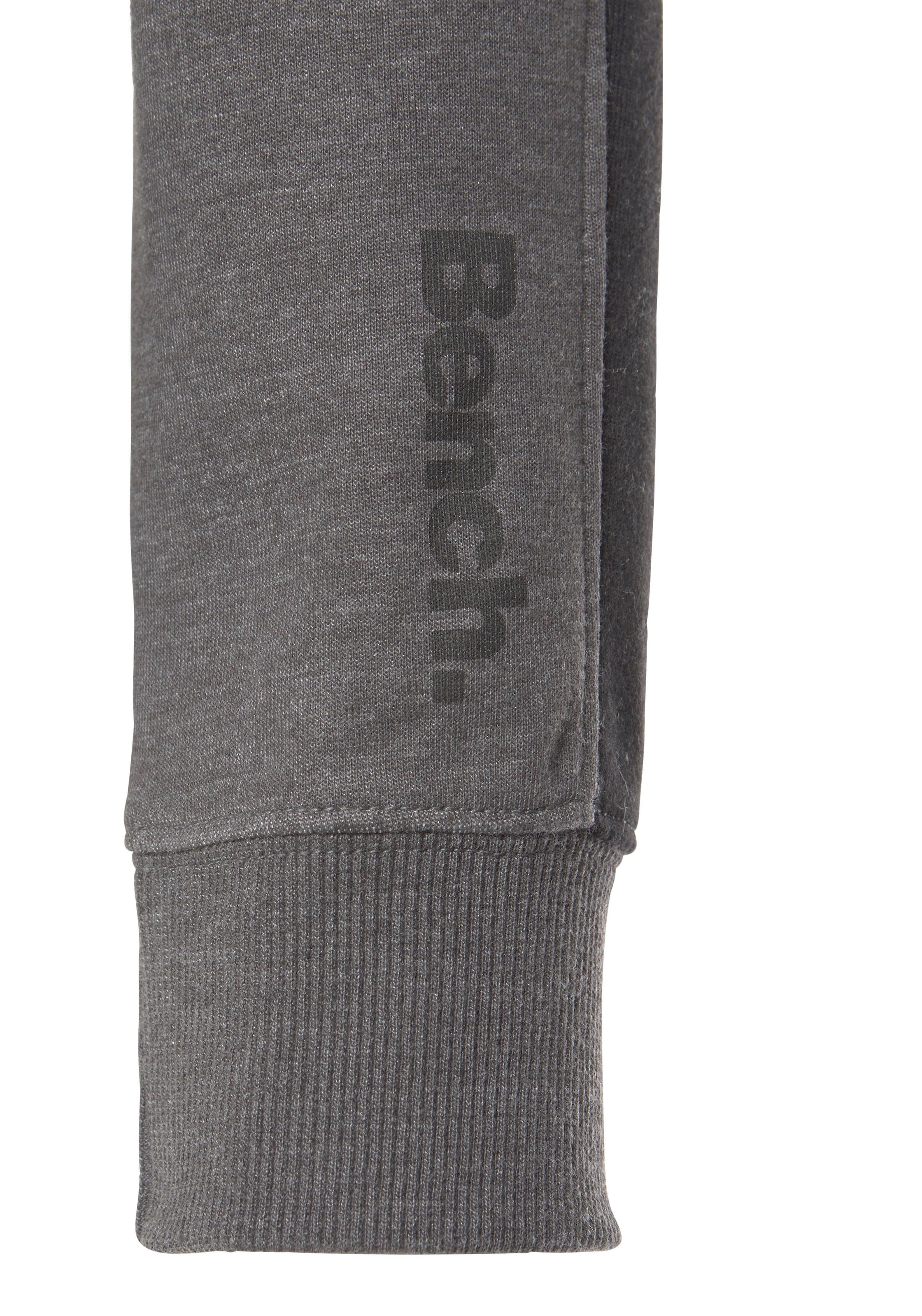 Bench. Loungewear Sweatjacke, mit Seitenstreifen und Stehkragen, Loungewear