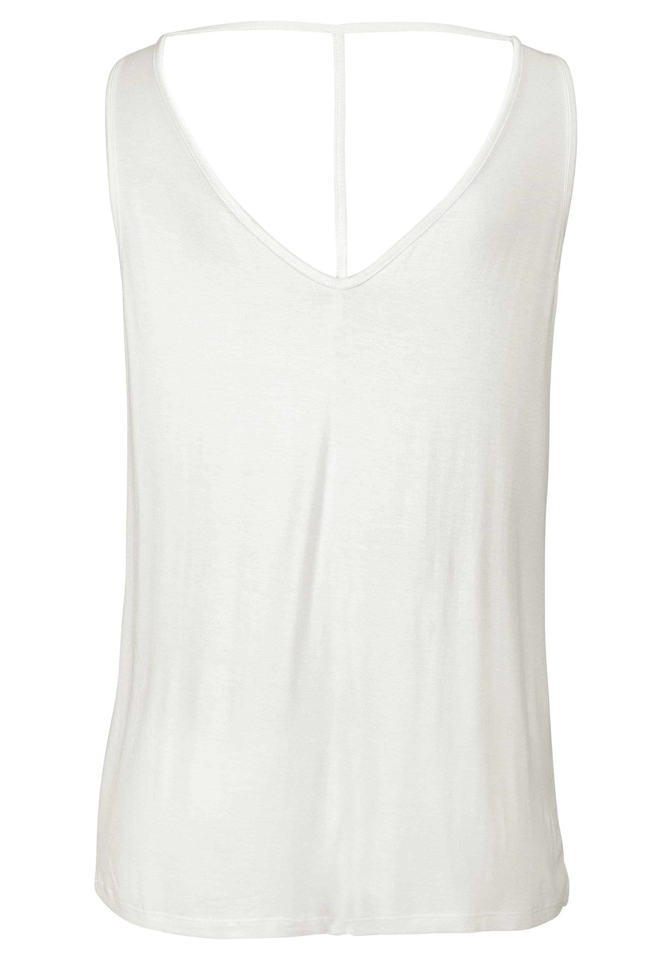 Buffalo Tanktop, mit tiefem Rückenausschnitt, V-Ausschnitt, Rückendetail