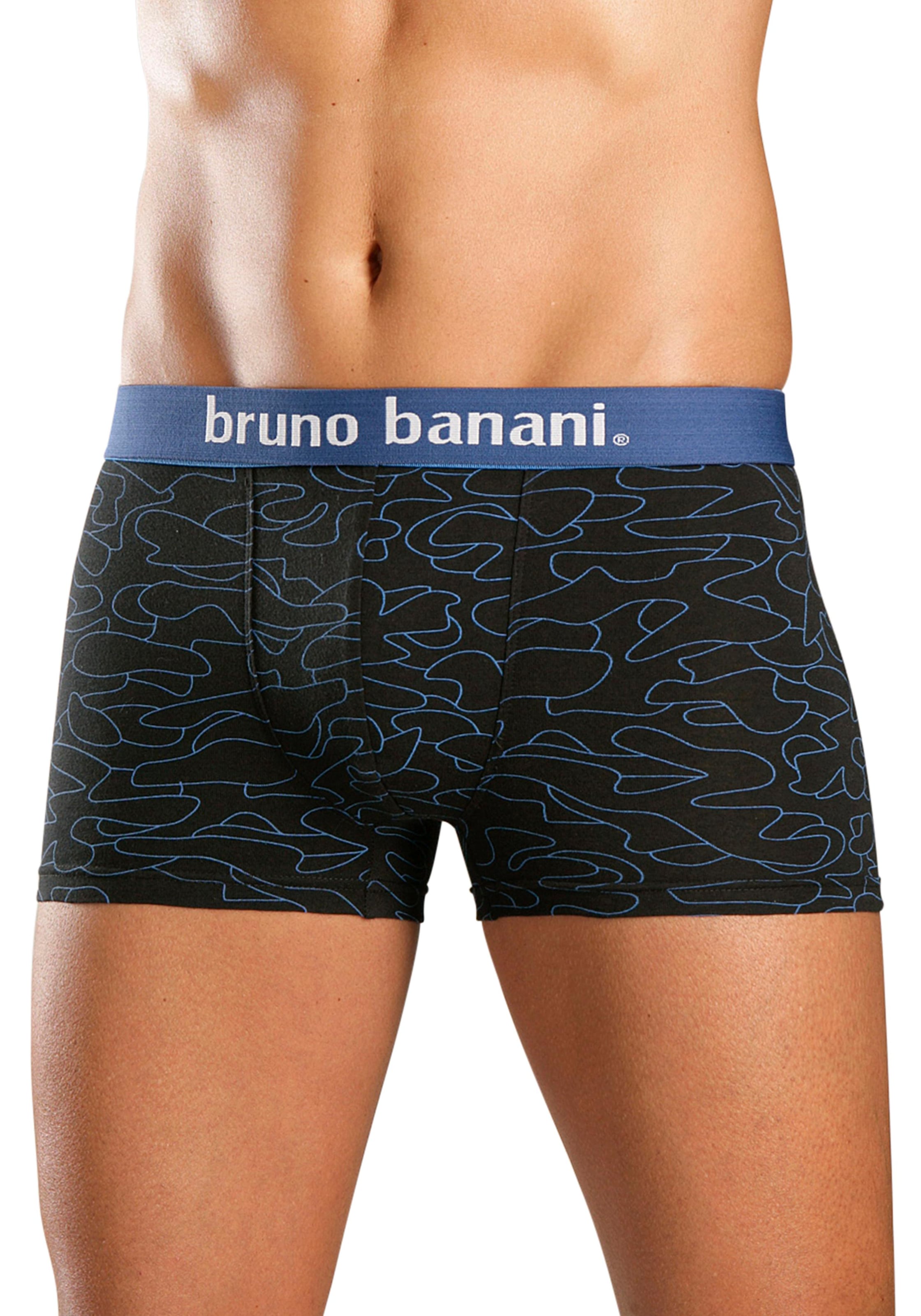 Bruno Banani Boxer »Boxershorts für Herren«, (Packung, 4 St.), mit Kontrast-Webbund