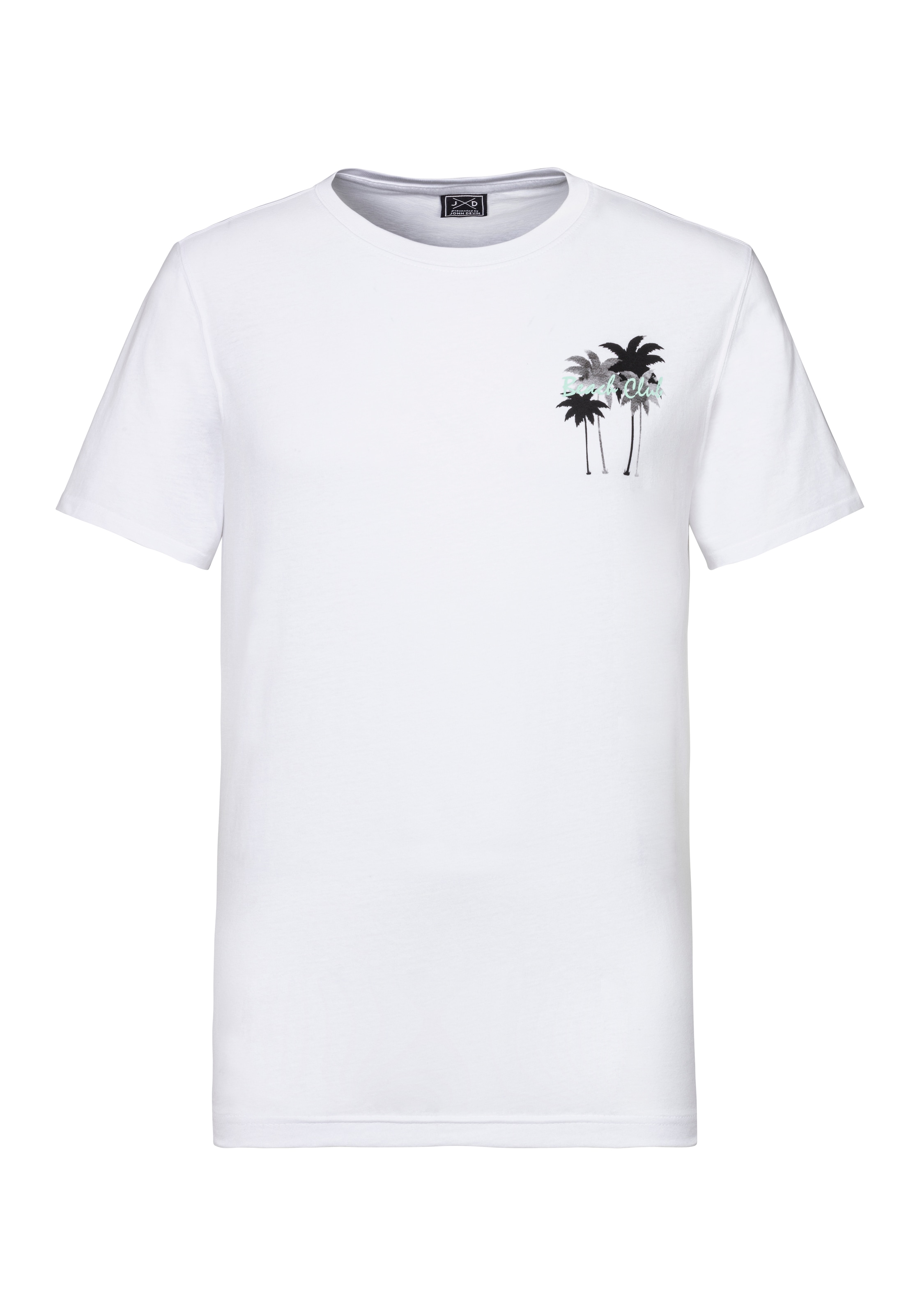 Beachtime T-Shirt »mit großem Rückenprint«, Regular-Fit, mit Print vorn und hinten