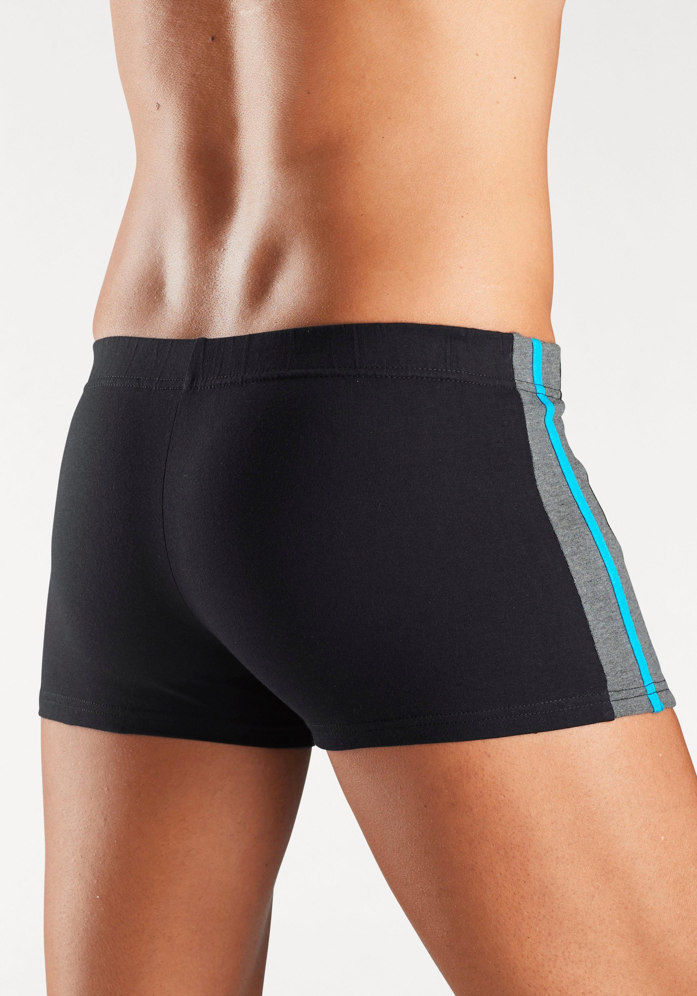 H.I.S Boxer »Boxershorts für Herren«, (Packung, 3 St.), mit Colorblocking