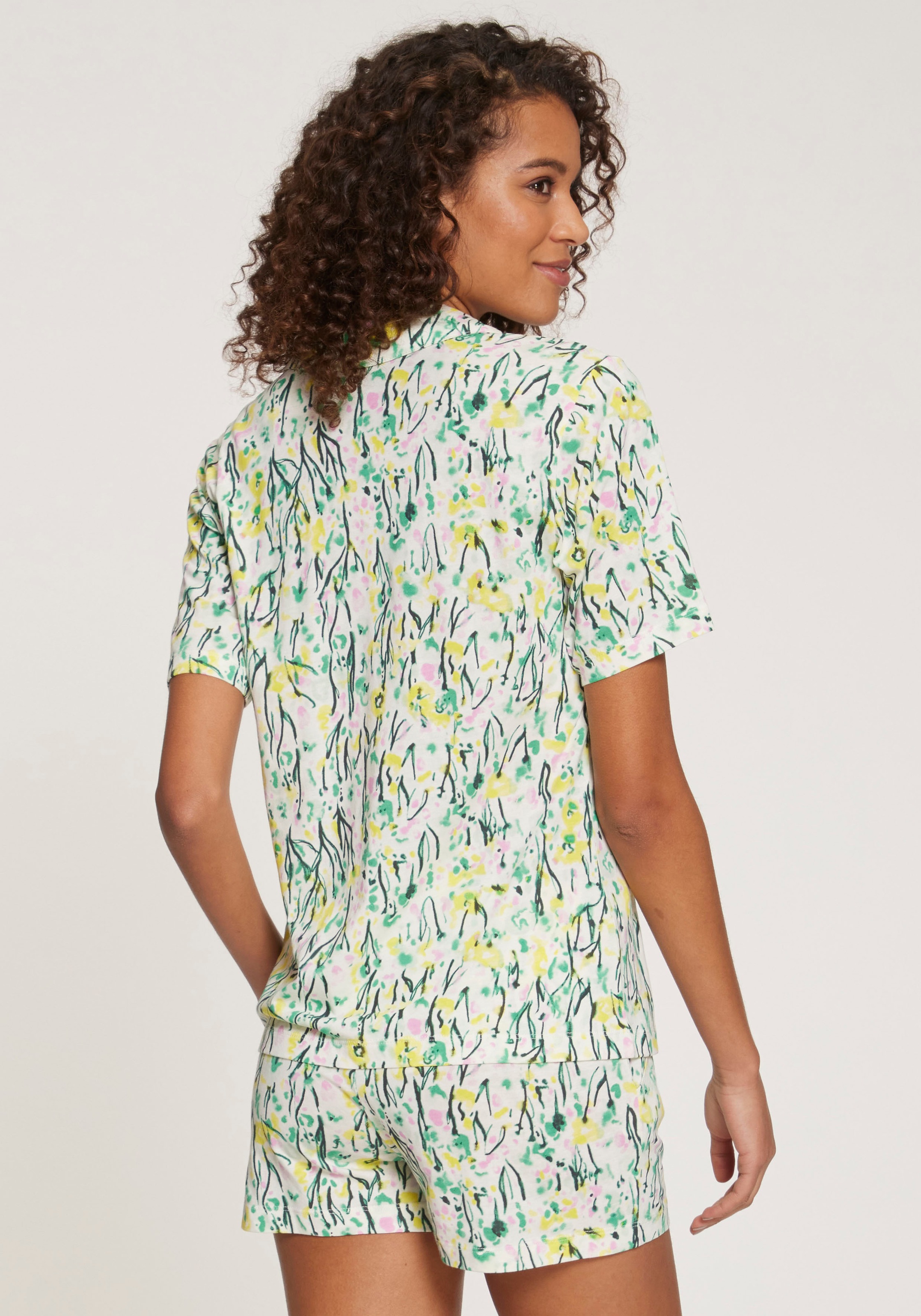 Vivance Dreams Shorty, (2 tlg.), mit Aquarell-Muster