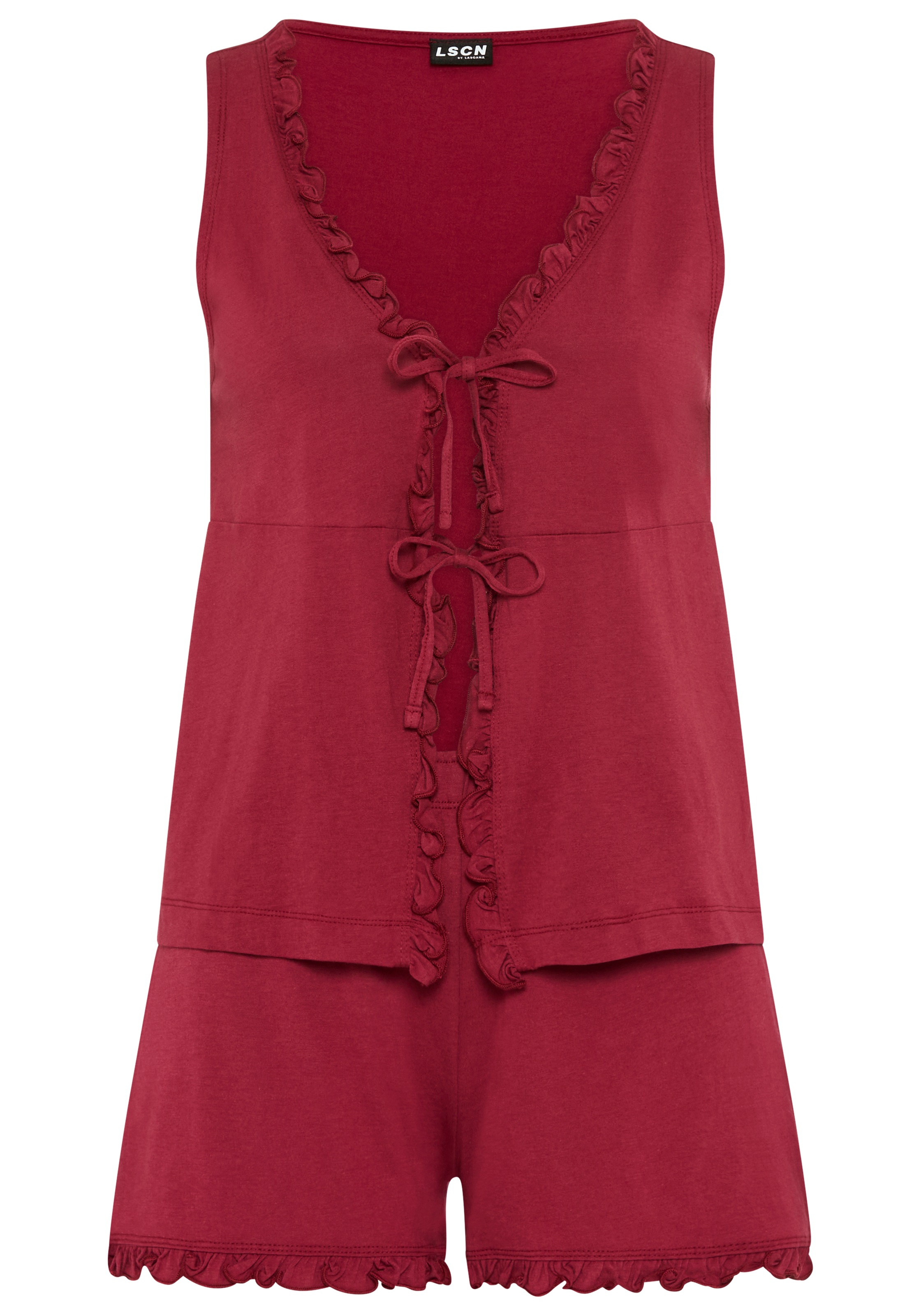 LSCN by LASCANA Shorty 2 mit süßem Chilli-Print