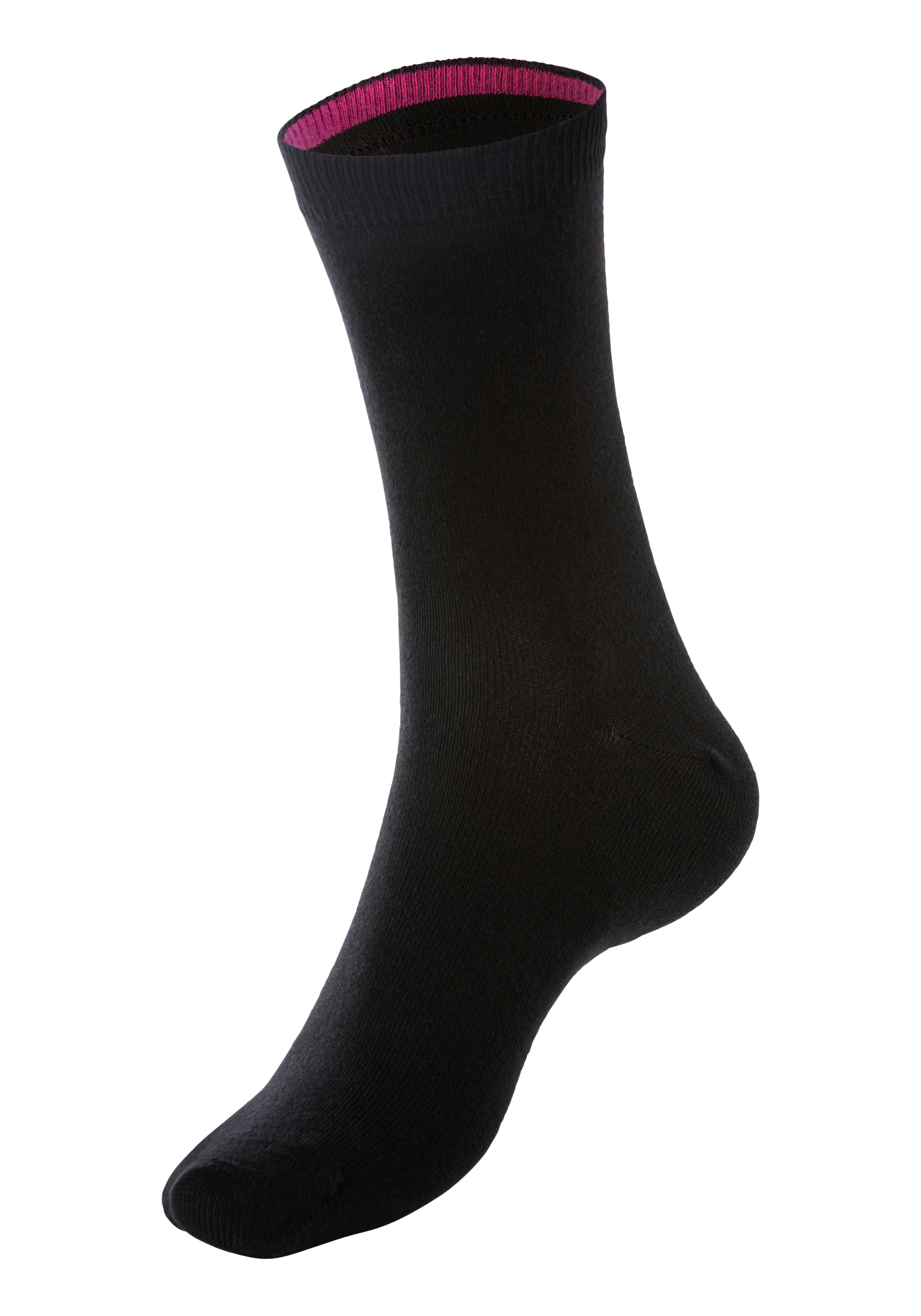 Bench. Socken, (Dose, 4 Paar), mit farbigen Innenbündchen, sortiert in edler Geschenkdose