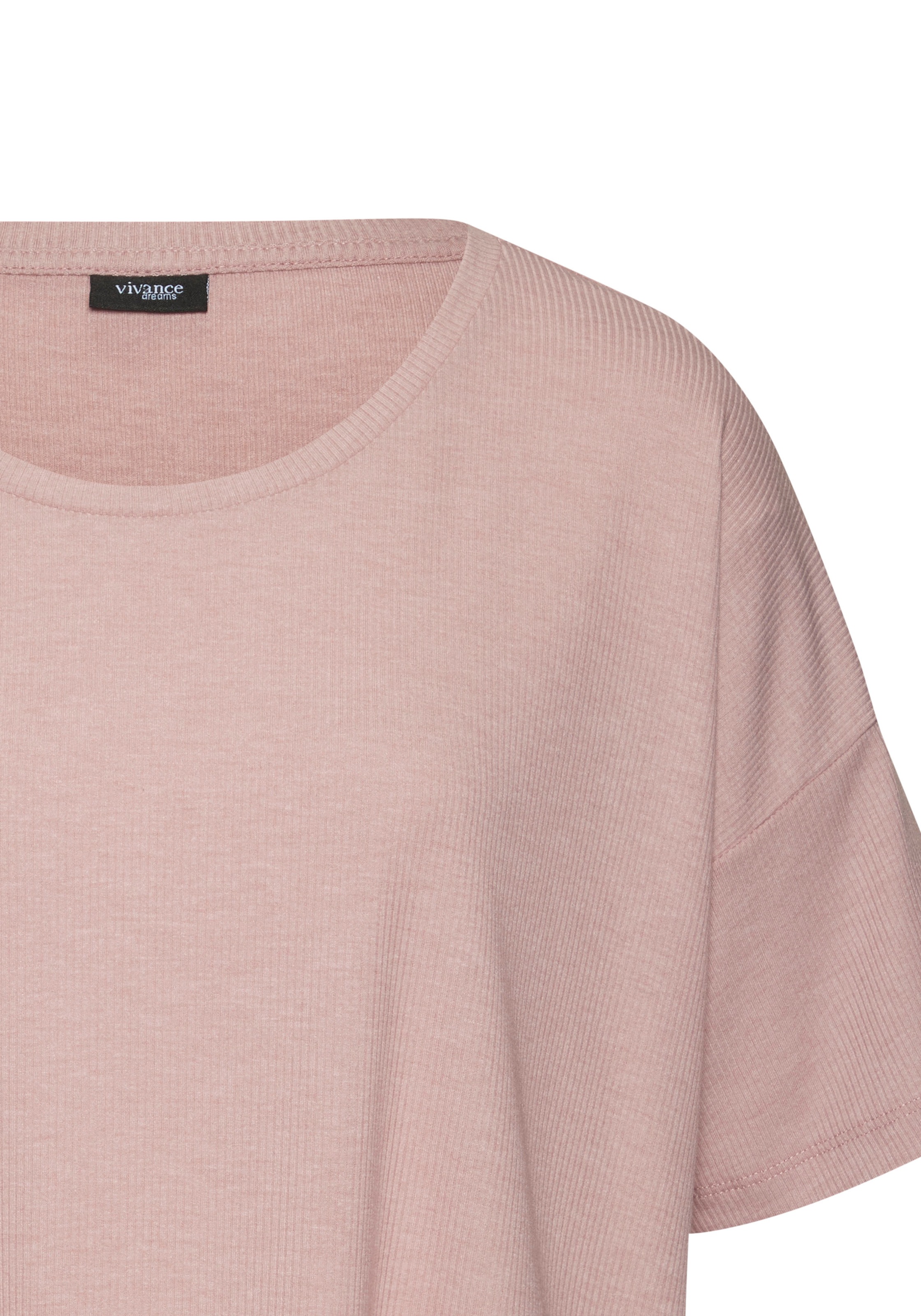 Vivance Dreams T-Shirt in weicher Rippqualität
