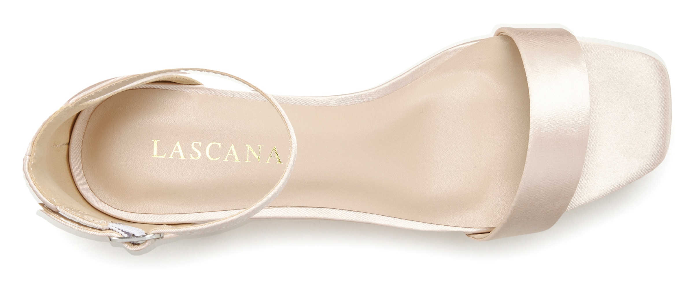 LASCANA Sandalette »Sommerschuh«, mit Blockabsatz, Sandale, Sommerschuh VEGAN