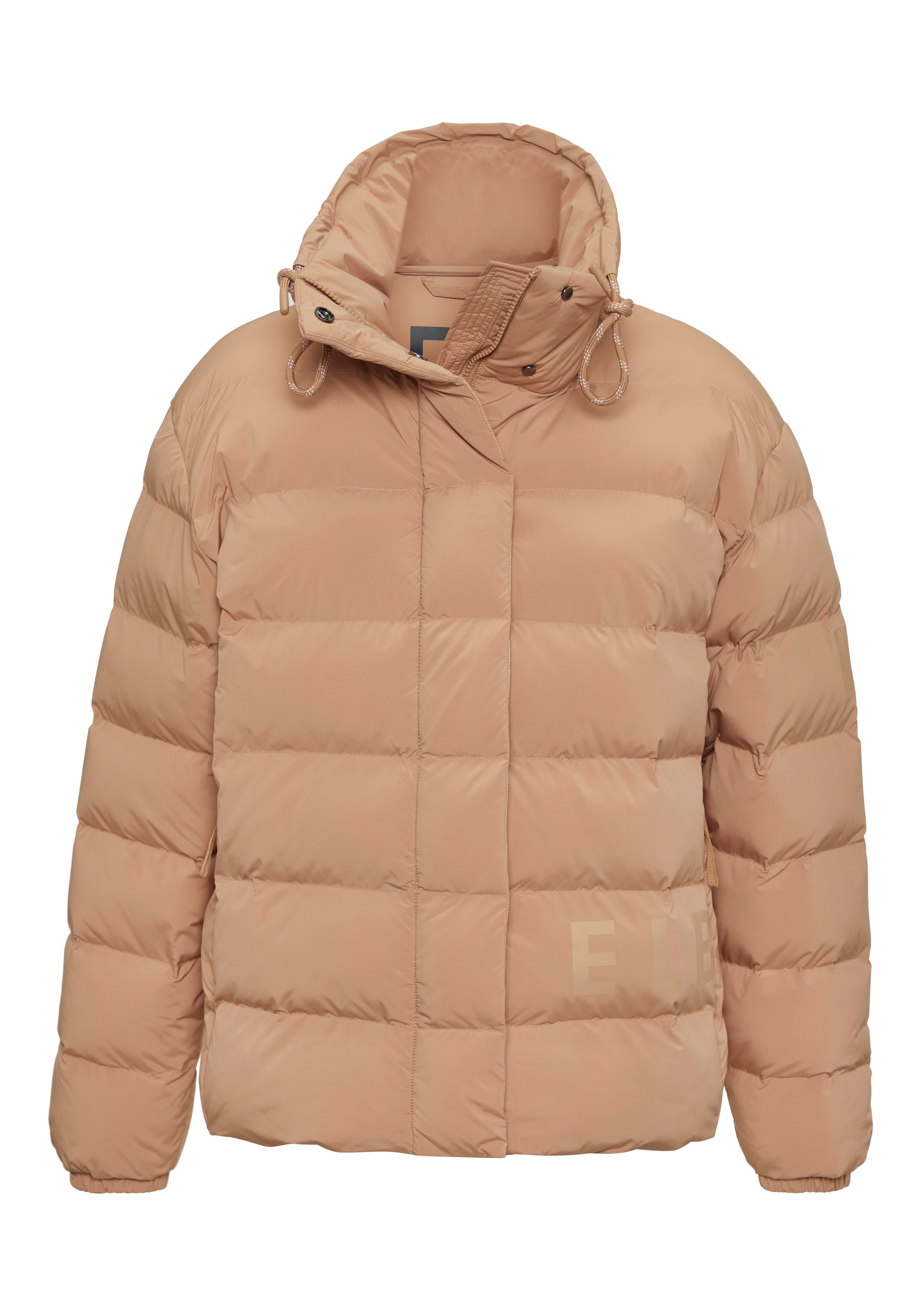 Elbsand Steppjacke mit großem Letter-Print