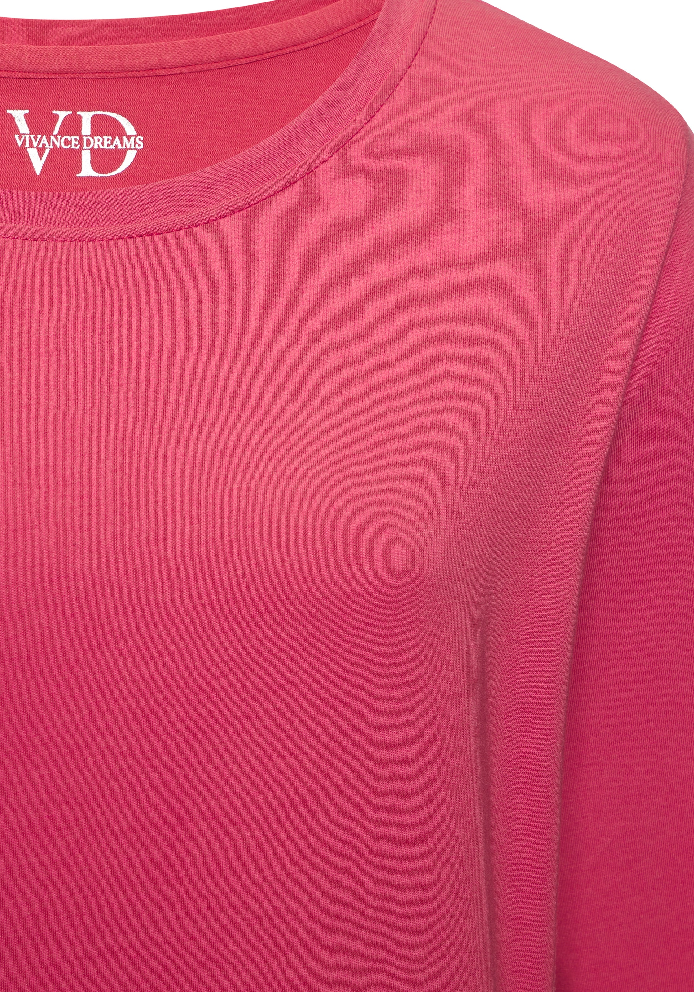 Vivance Dreams by Lascana Pyjamaoberteil 1 in angenehmer Single-Jersey-Qualität