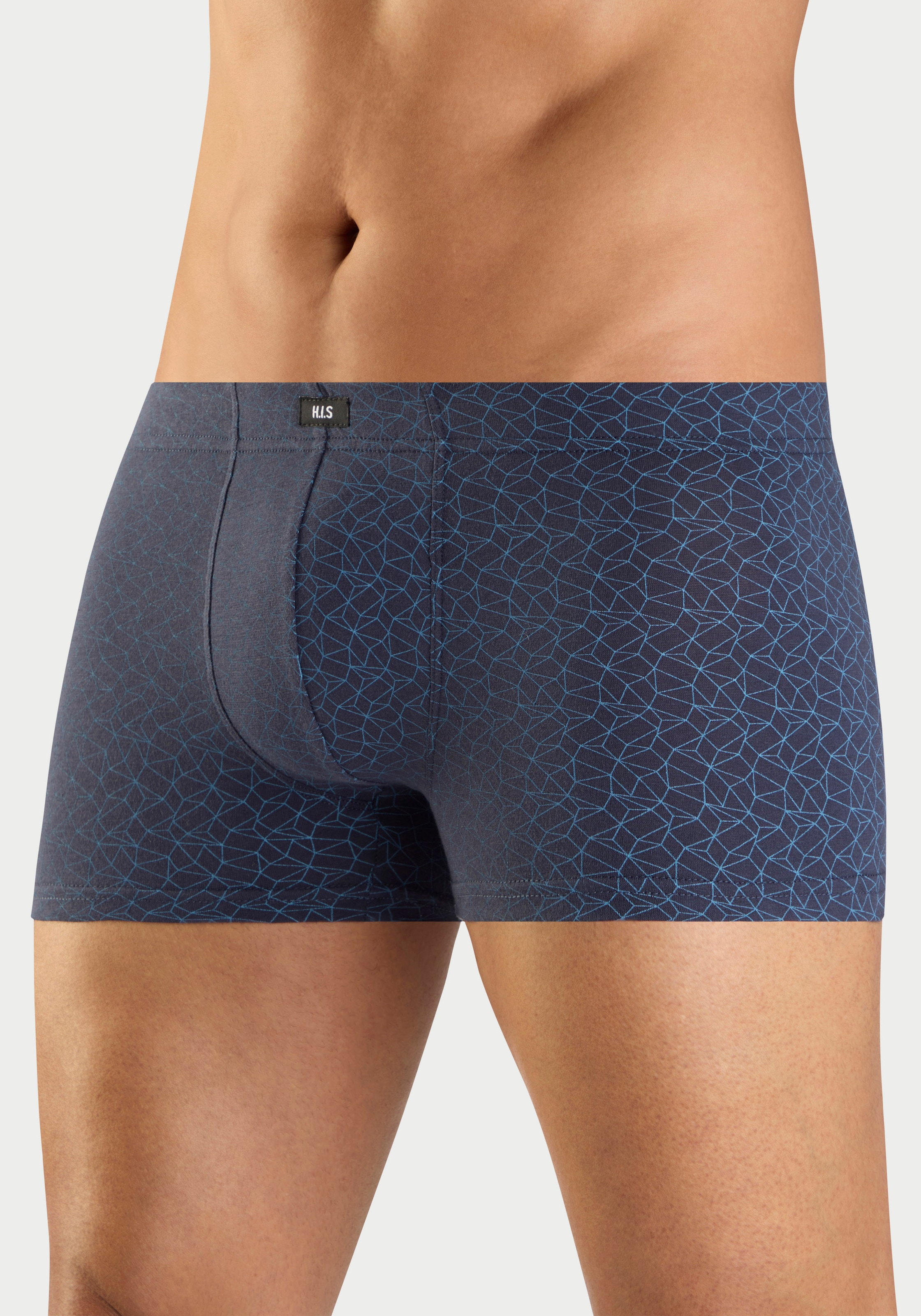 H.I.S Boxer »Boxershorts für Herren« Packung, 5 Stk. in bedruckter Baumwollqualität