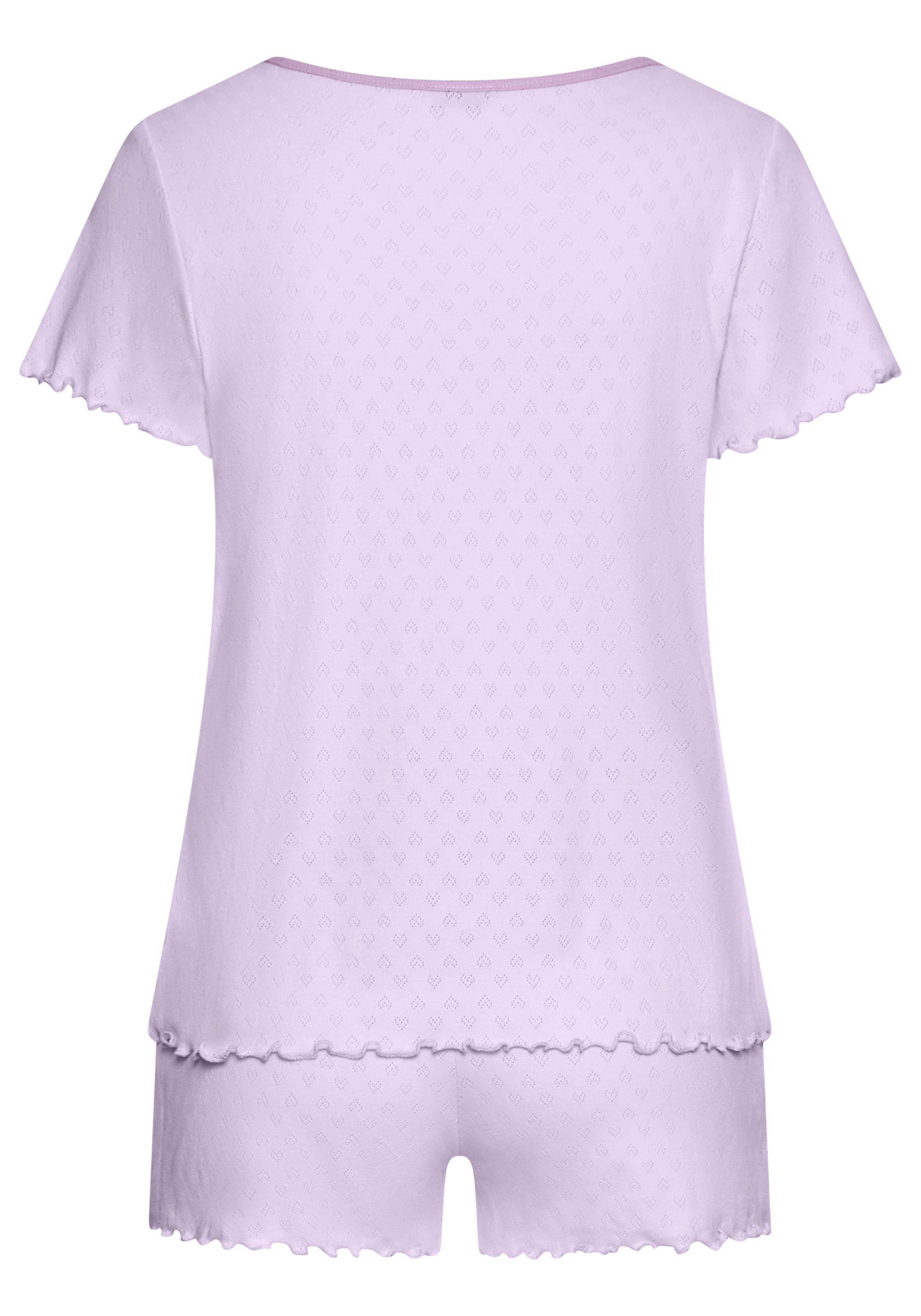 Vivance Dreams Shorty Packung, 3-teilig,  mit romantischem Ajourmuster