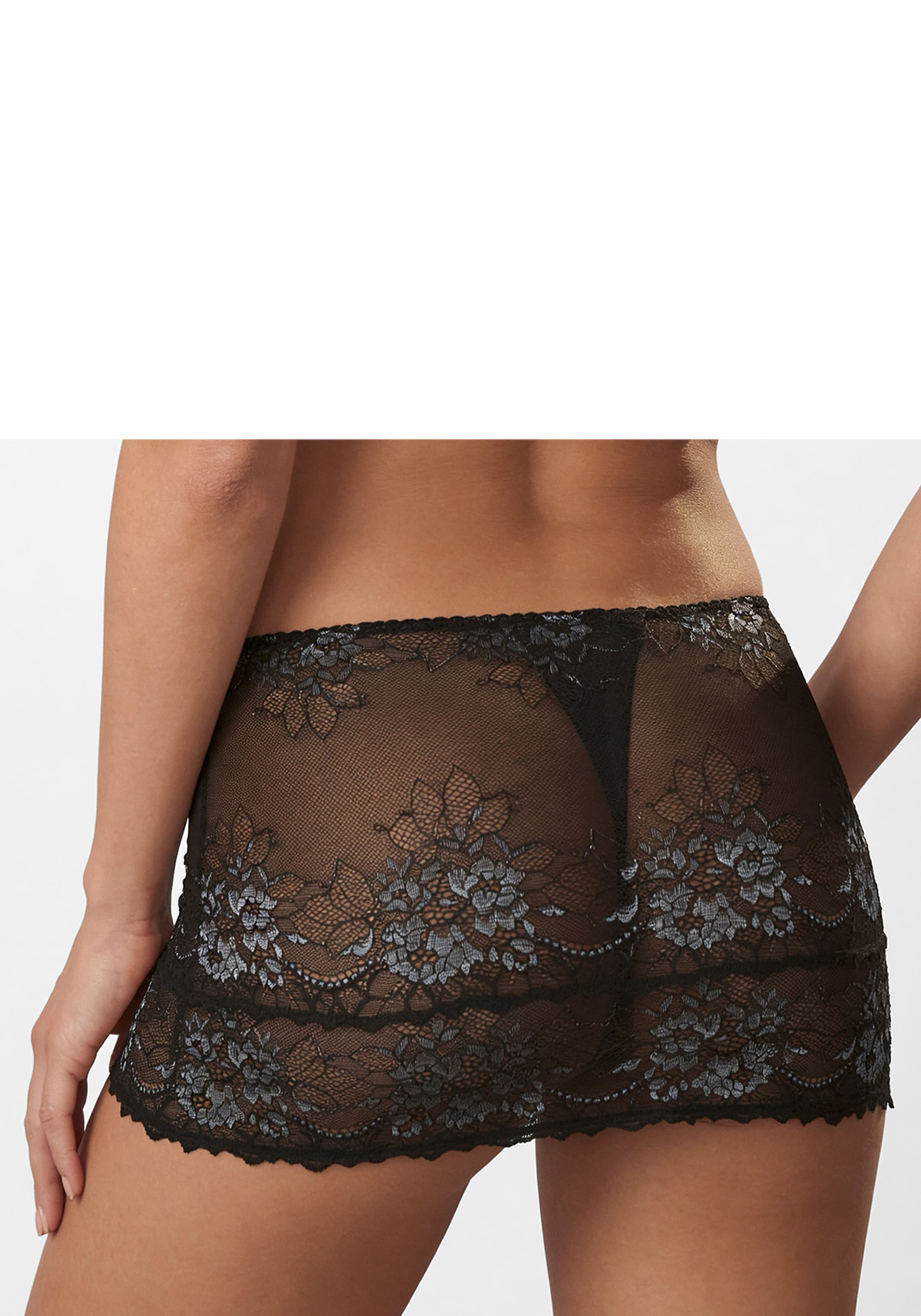 LASCANA Stringrock aus edler, floraler Spitze, sexy Dessous, Reizwäsche
