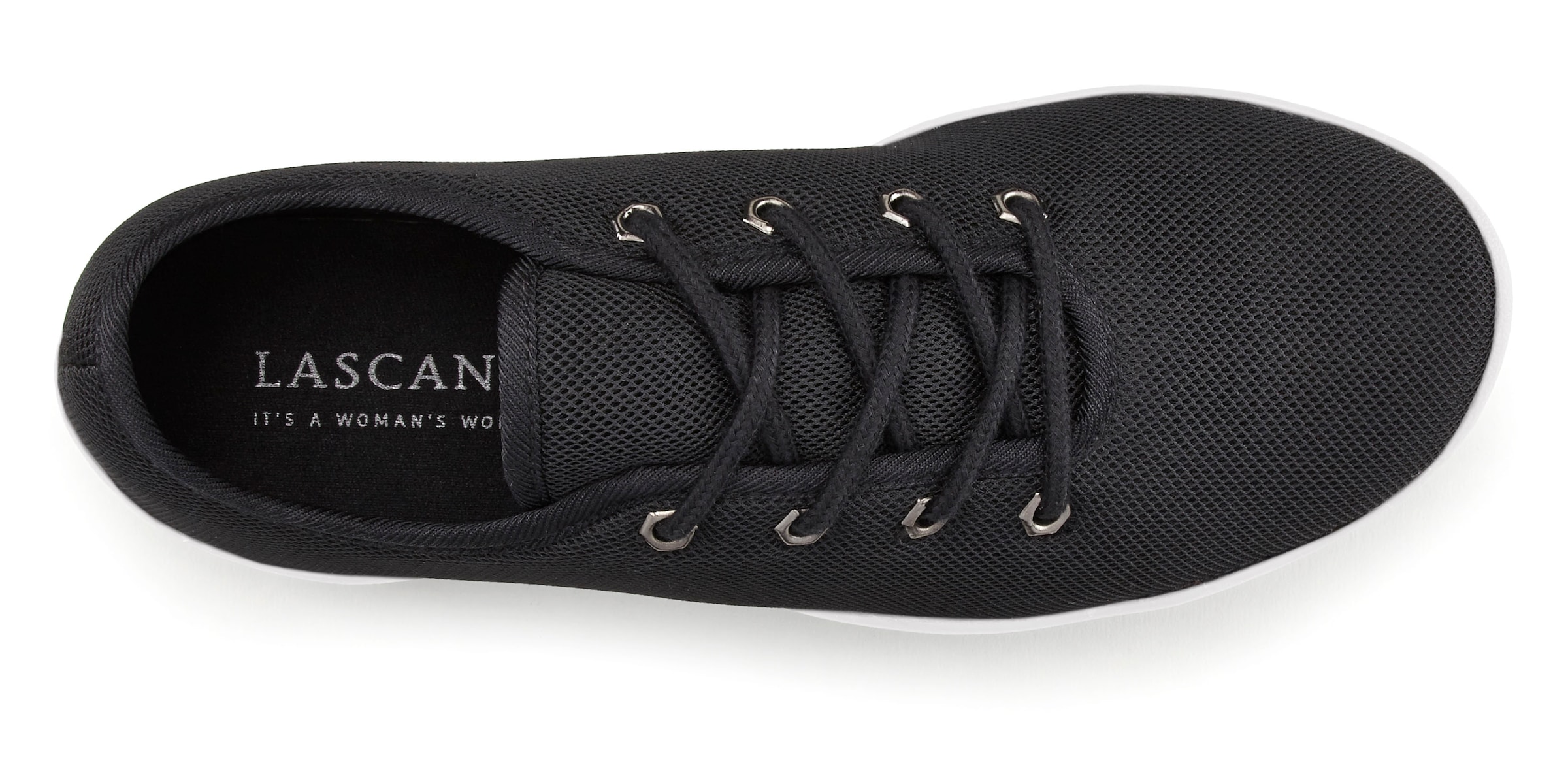 LASCANA Sneaker, mit ultraflache Sohle, superleicht, Schnürhalbschuhe, Unisex VEGAN