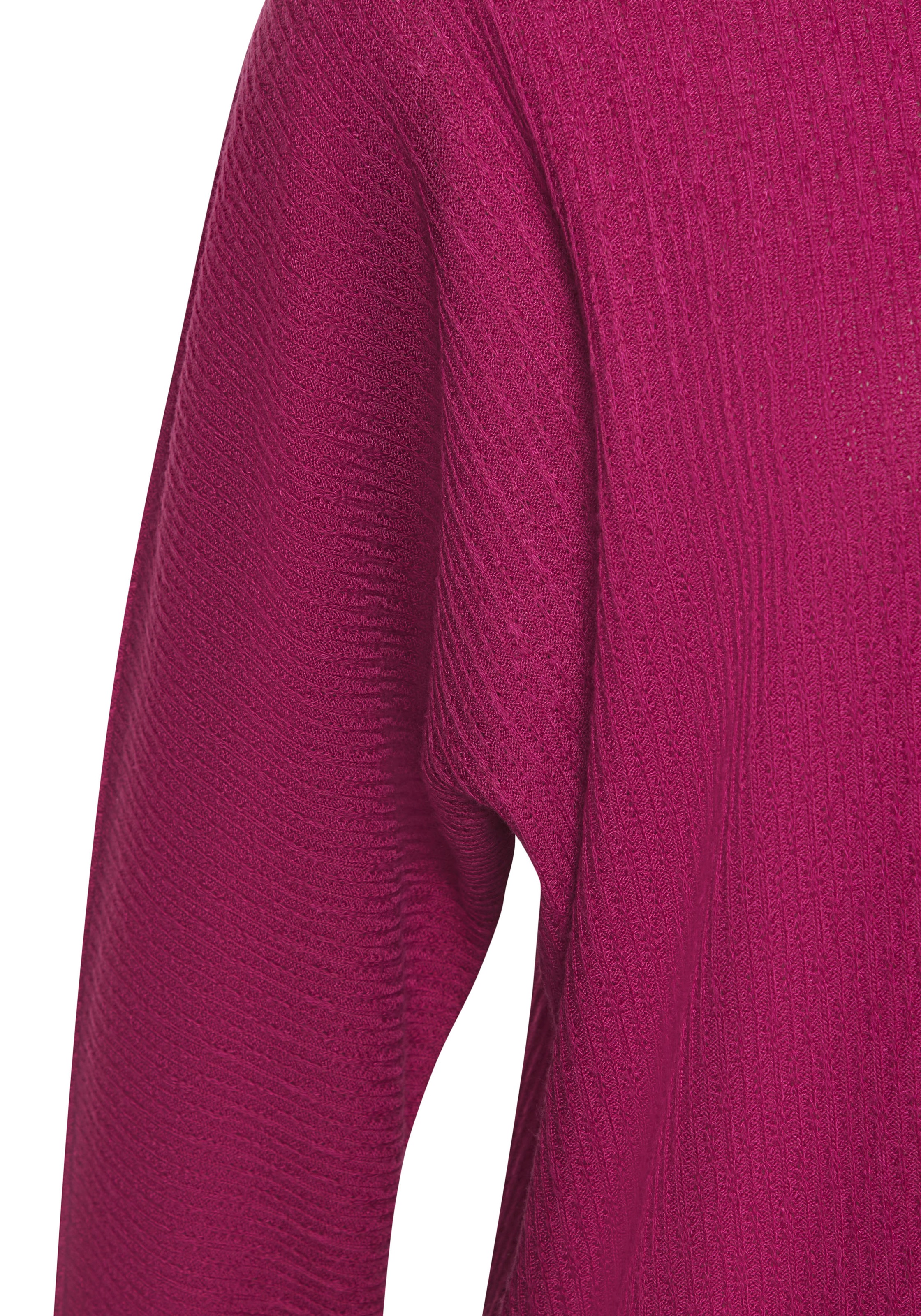 Vivance Langarmshirt »in modischer Struktur-Optik« aus pflegeleichter Strickqualität mit Viskose