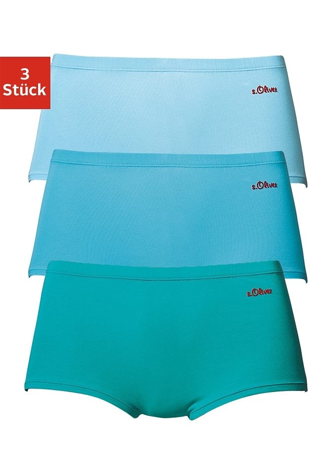 s.Oliver Panty, (3er-Pack), aus elastischer Baumwoll-Qualität