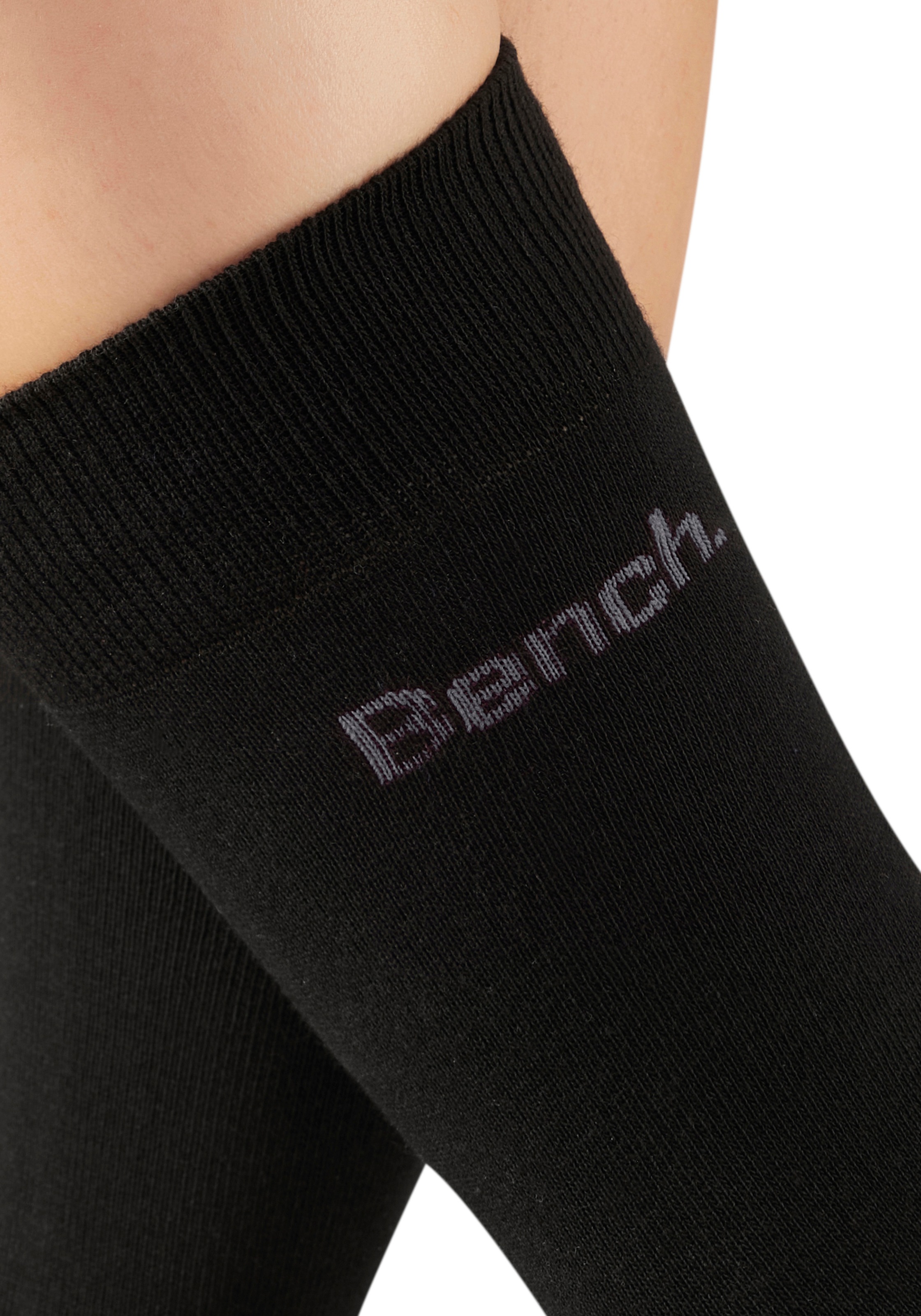 Bench. Basicsocken »Herrensocken für Beruf und Freizeit« Packung, 6 Paar tlg. mit farbigem kleinen Markenlogo