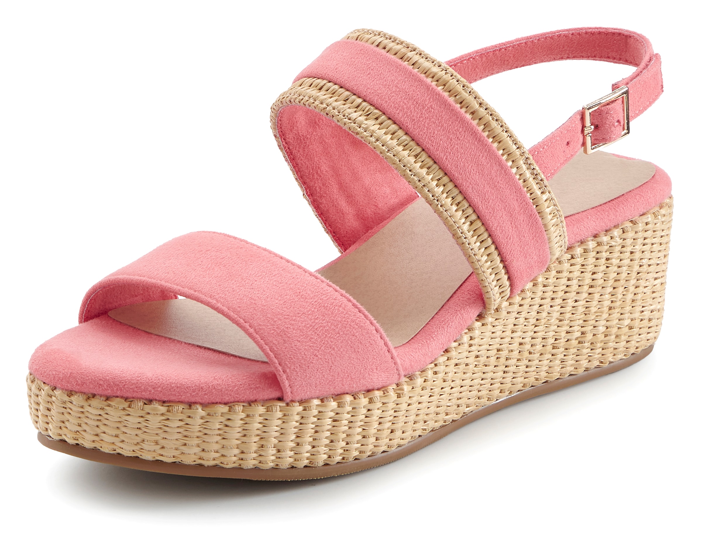 Beachtime Sandalette »Sommerschuh, Sandale, offener Schuh, Keilsandalette,«  NEU mit Keilabsatz VEGAN