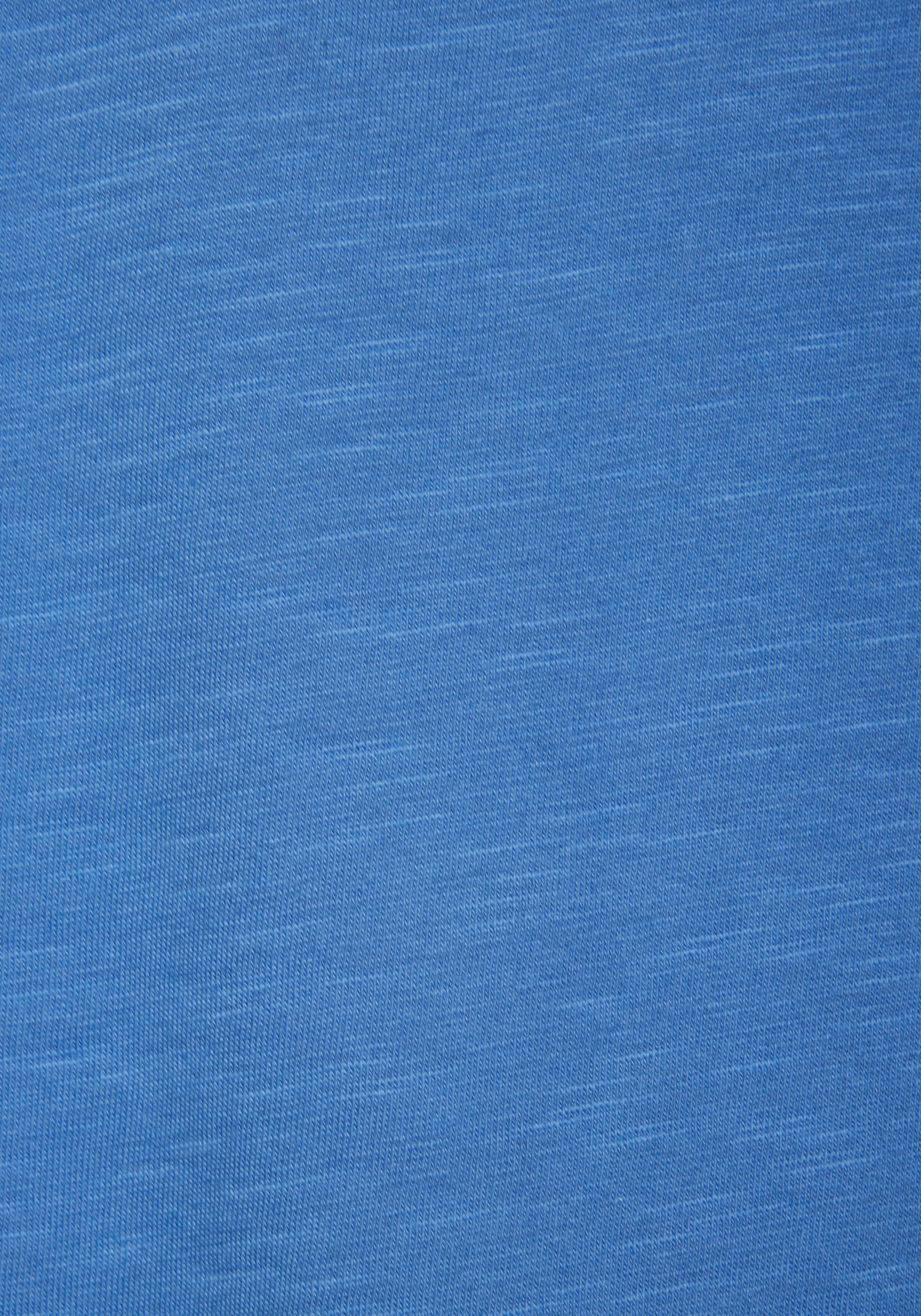 Vivance T-Shirt »mit goldenfarben schimmerndem Folienprint«, aus weicher Baumwoll-Qualität