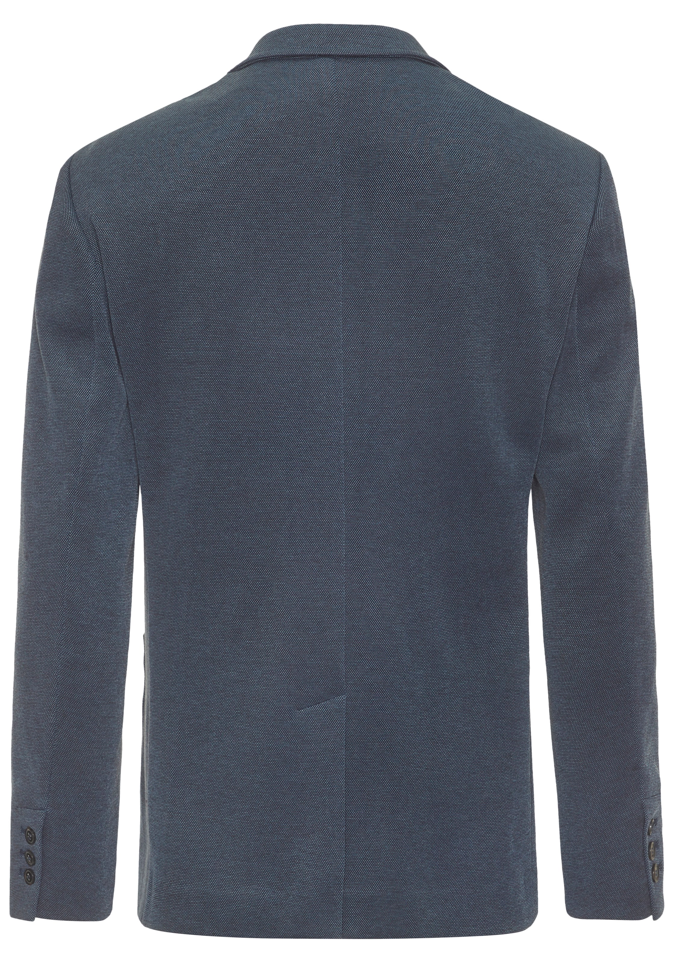 John Devin Sakko »aus elastischer Jersey Pikee-Qualität« lässiges Stretchsakko mit dezentem Muster