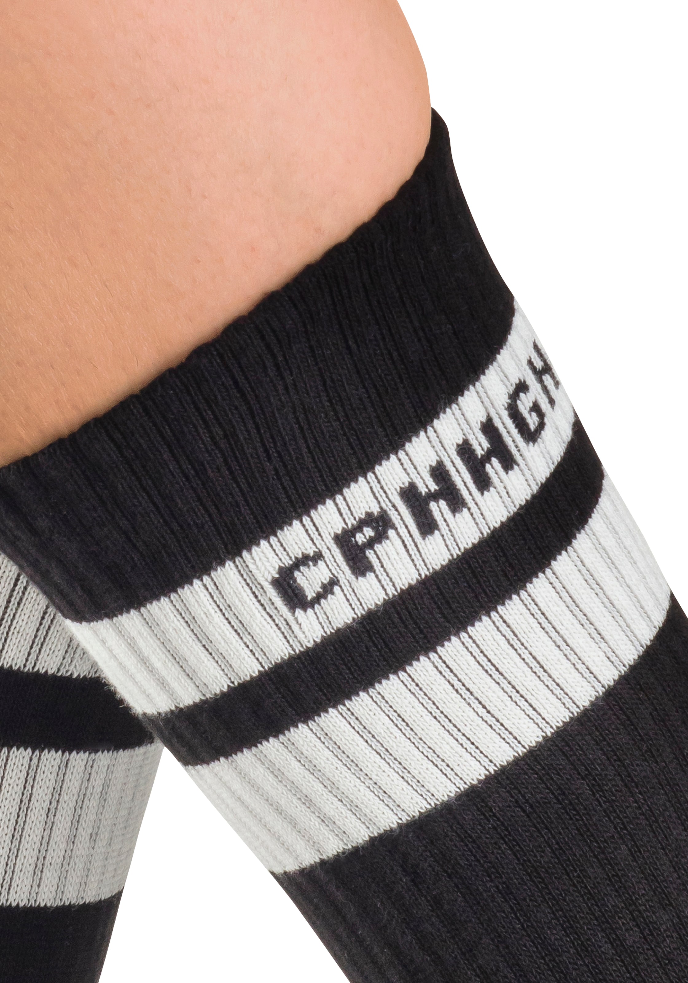 Copenhagen Studios Tennissocken Packung, 3 Paar tlg. mit Streifendesign und Vollfrottee