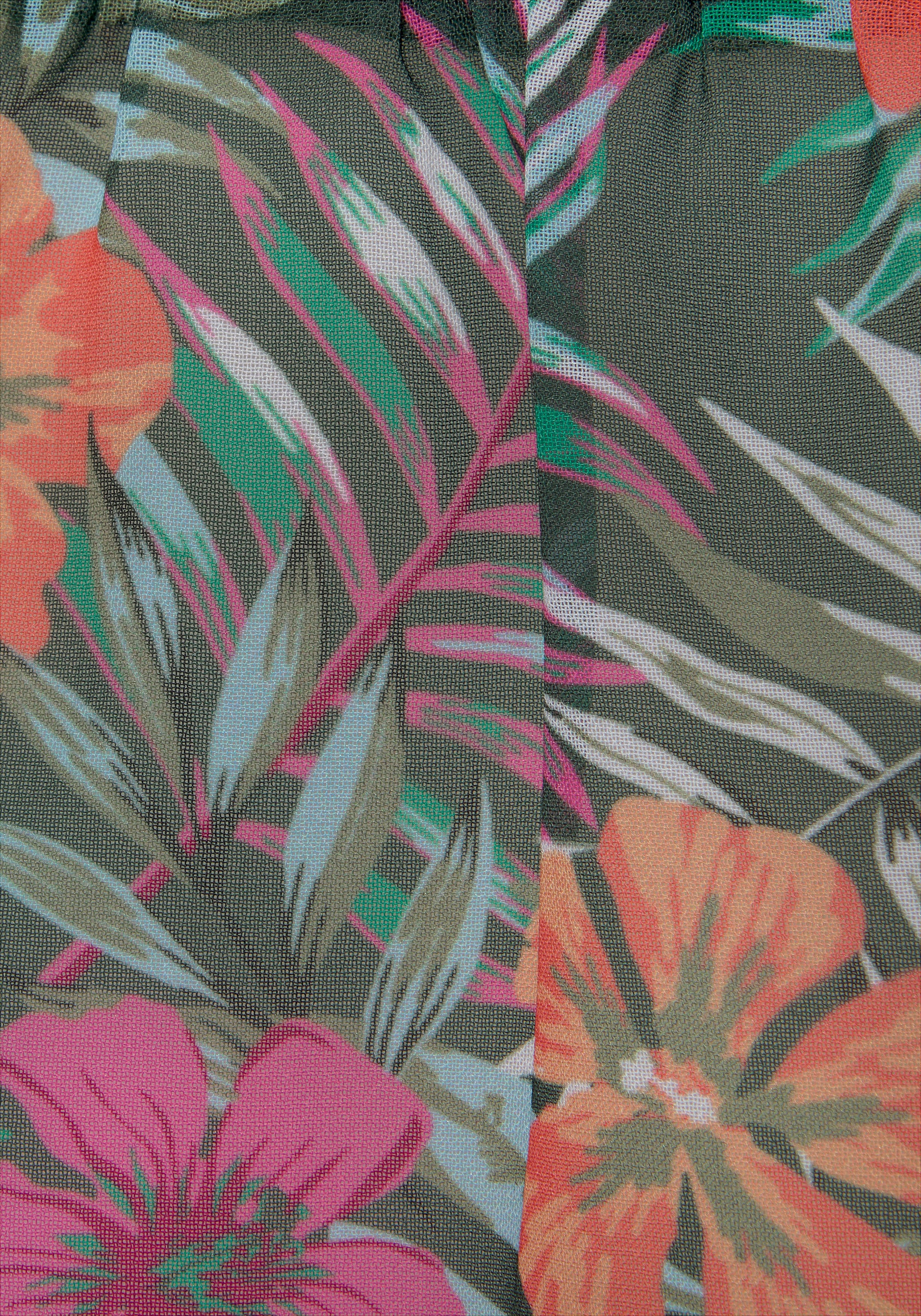 Venice Beach Chiffontunika mit Alloverdruck, Cover-Up, Strandmode