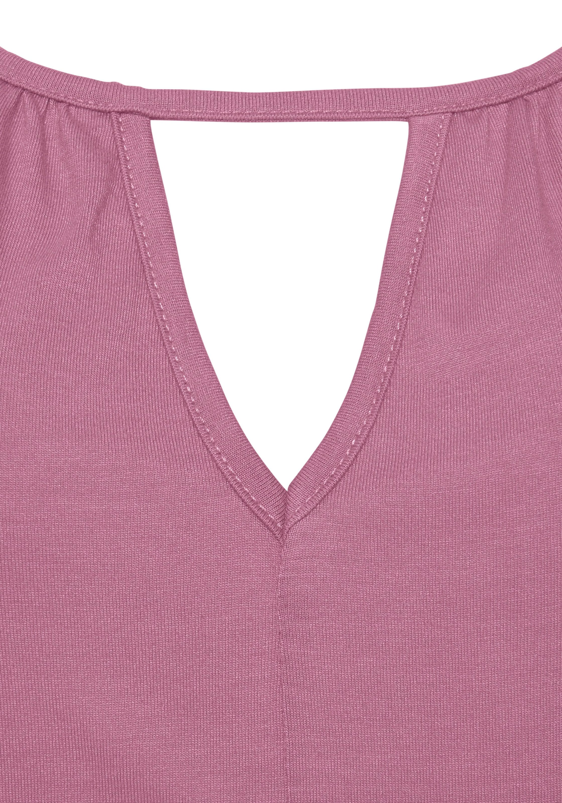 Buffalo Strandtop, mit leichter Raffung am Ausschnitt, Tanktop, Cut-Out