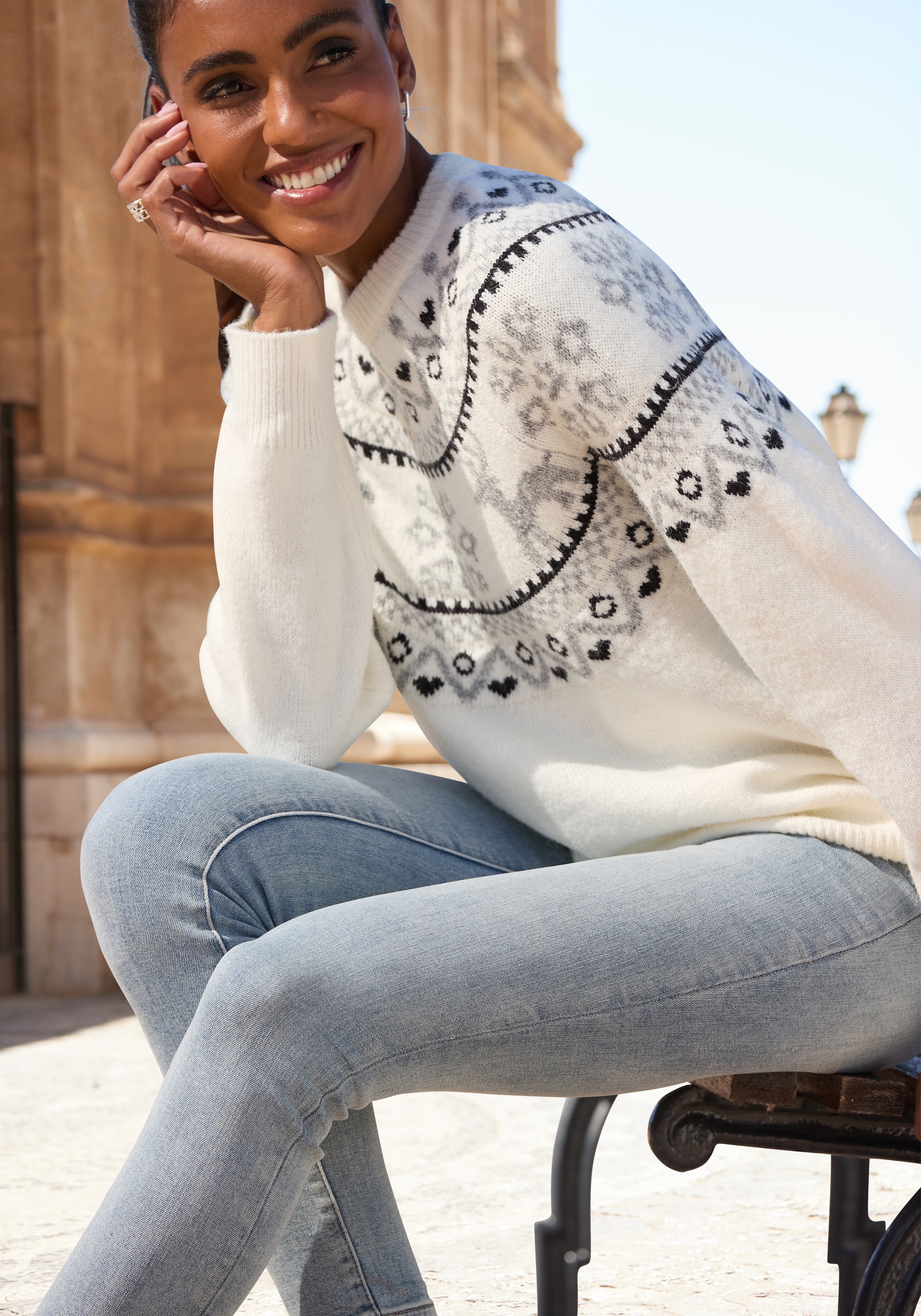 LASCANA Norwegerpullover