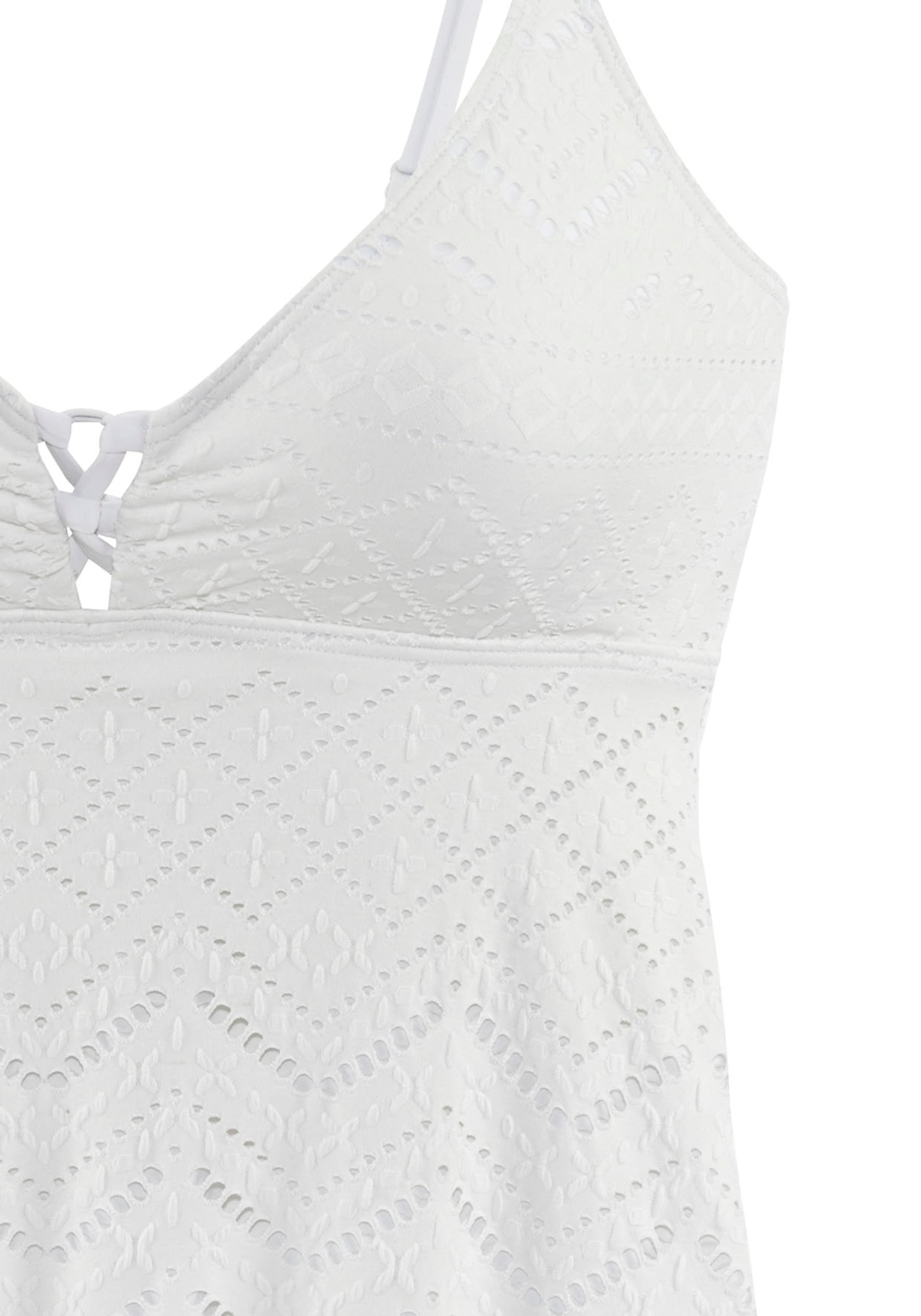 LASCANA Tankini-Top »Omara«, mit Lochstickerei