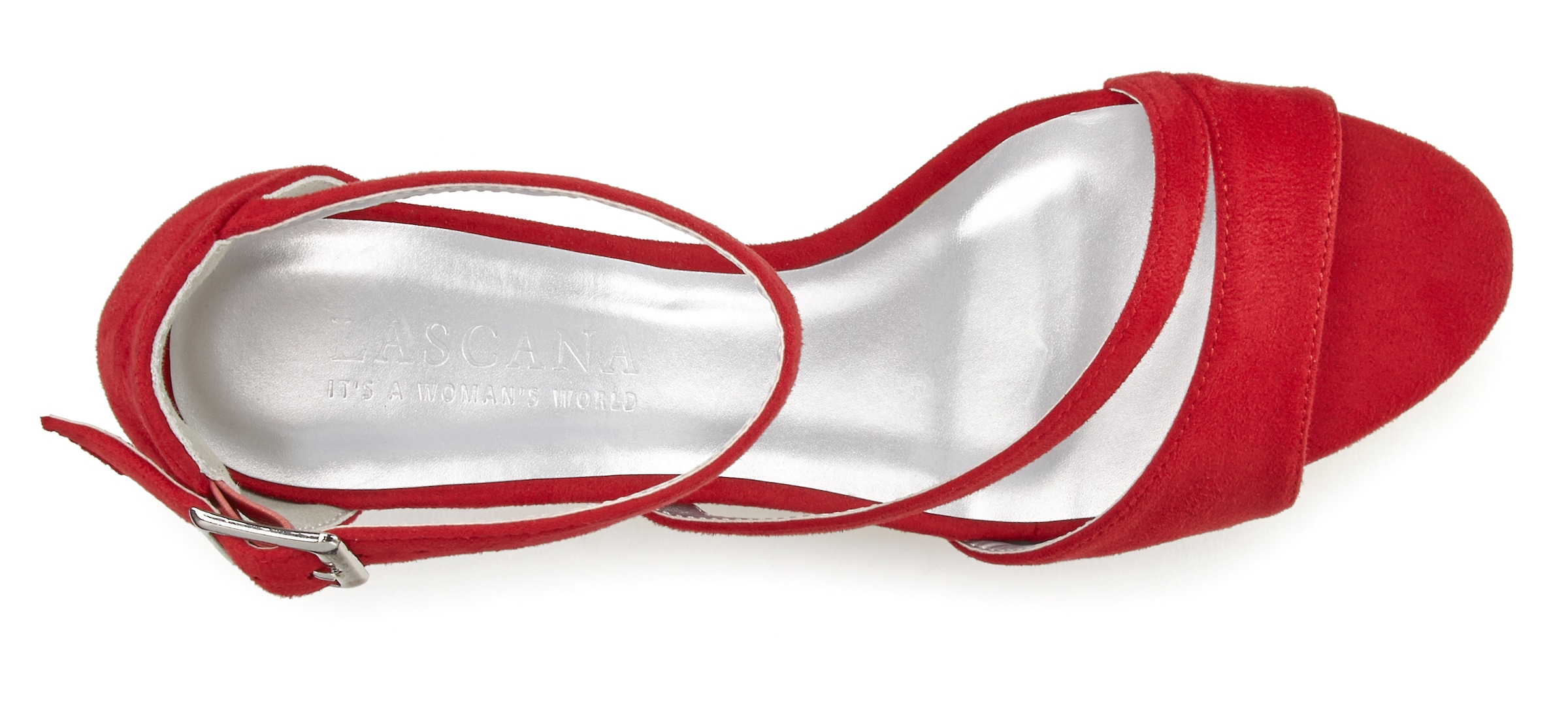 LASCANA Sandalette, mit raffiniertem Riemchen