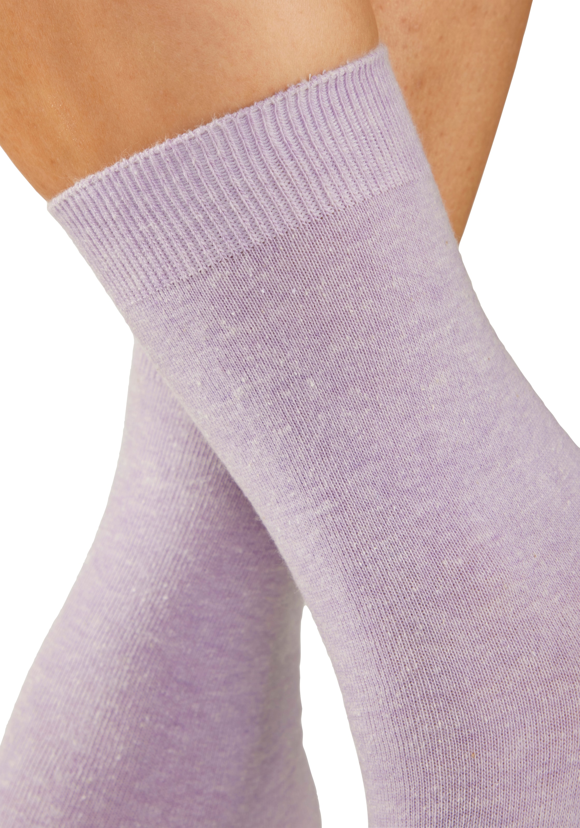H.I.S Basicsocken »Damensocken, frische melierte Farben; casual« Packung, 20 Paar tlg. Alltagssocken in der Großpackung
