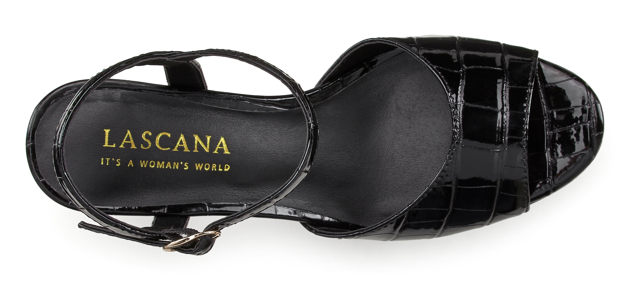 LASCANA Belle Affaire High-Heel-Sandalette »Sommerschuh«, Sandale, erotisch offener Schuh mit Peep-Toe und mit Plateau