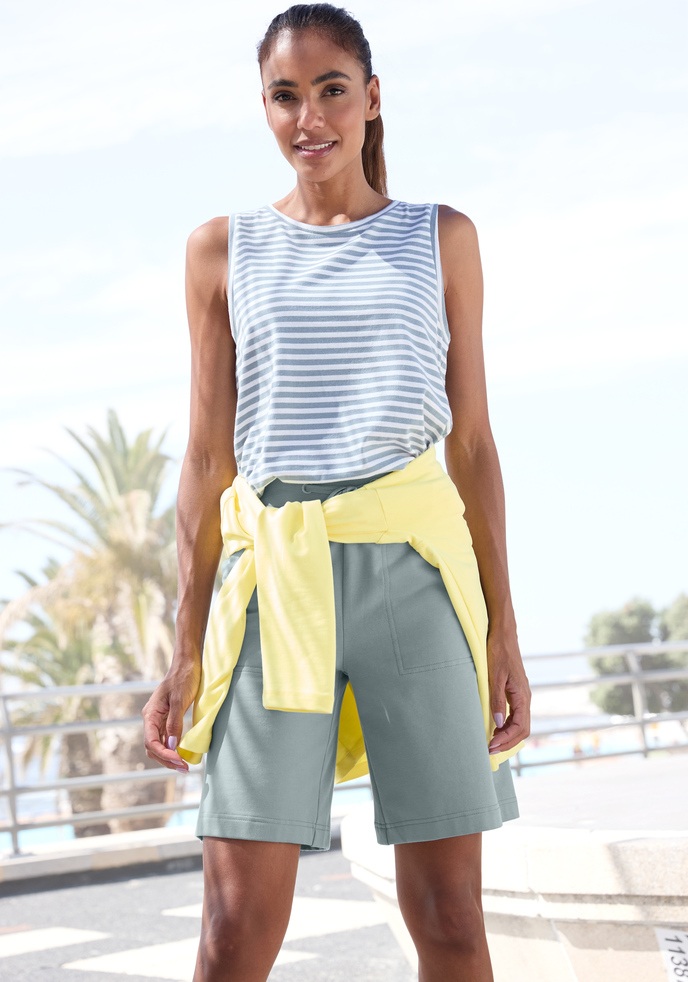 Elbsand Tanktop »Maavi« mit Streifenmuster