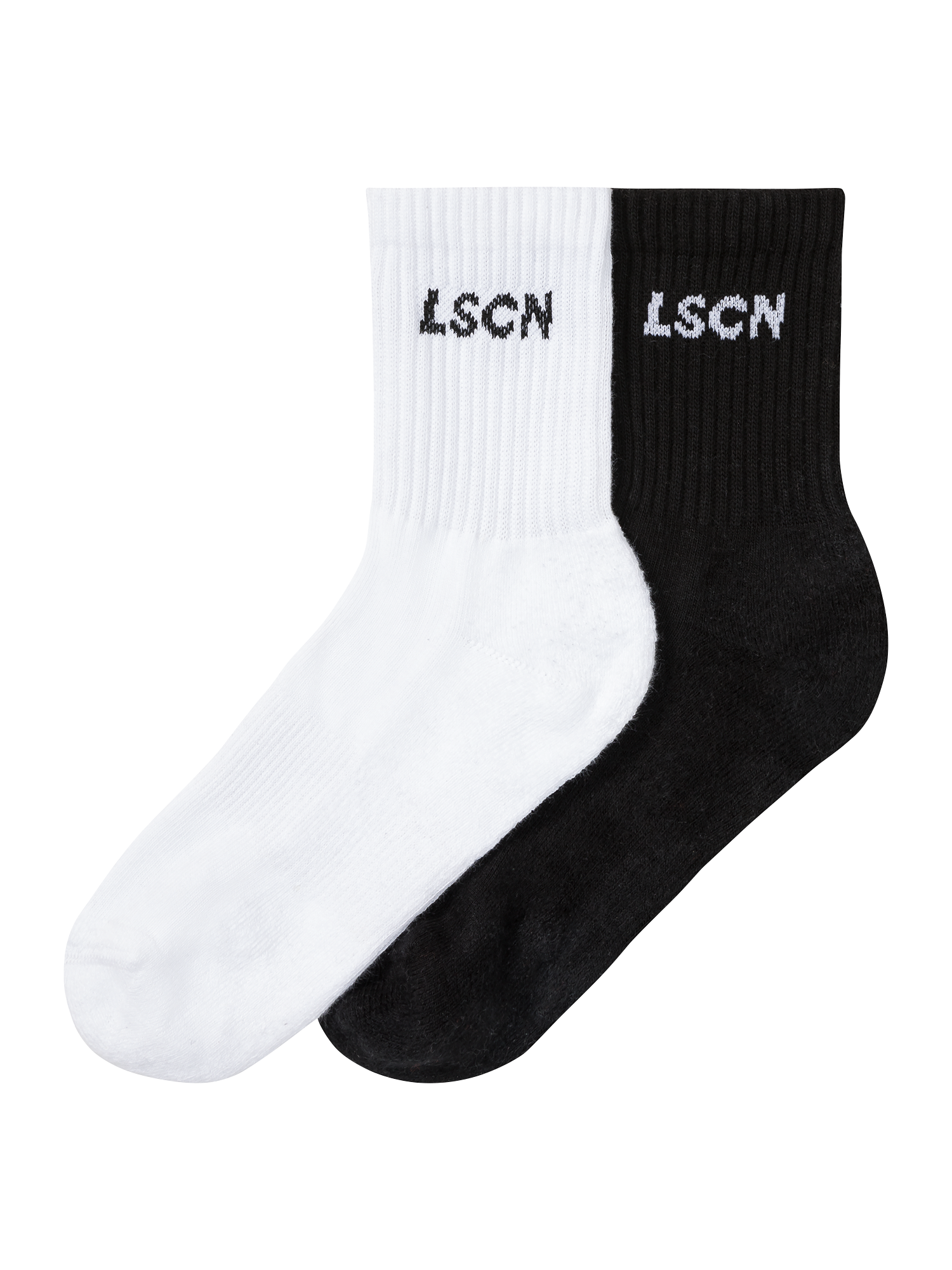LSCN by LASCANA Tennissocken, (Packung, 2 Paar), mit Halbfußfrottee