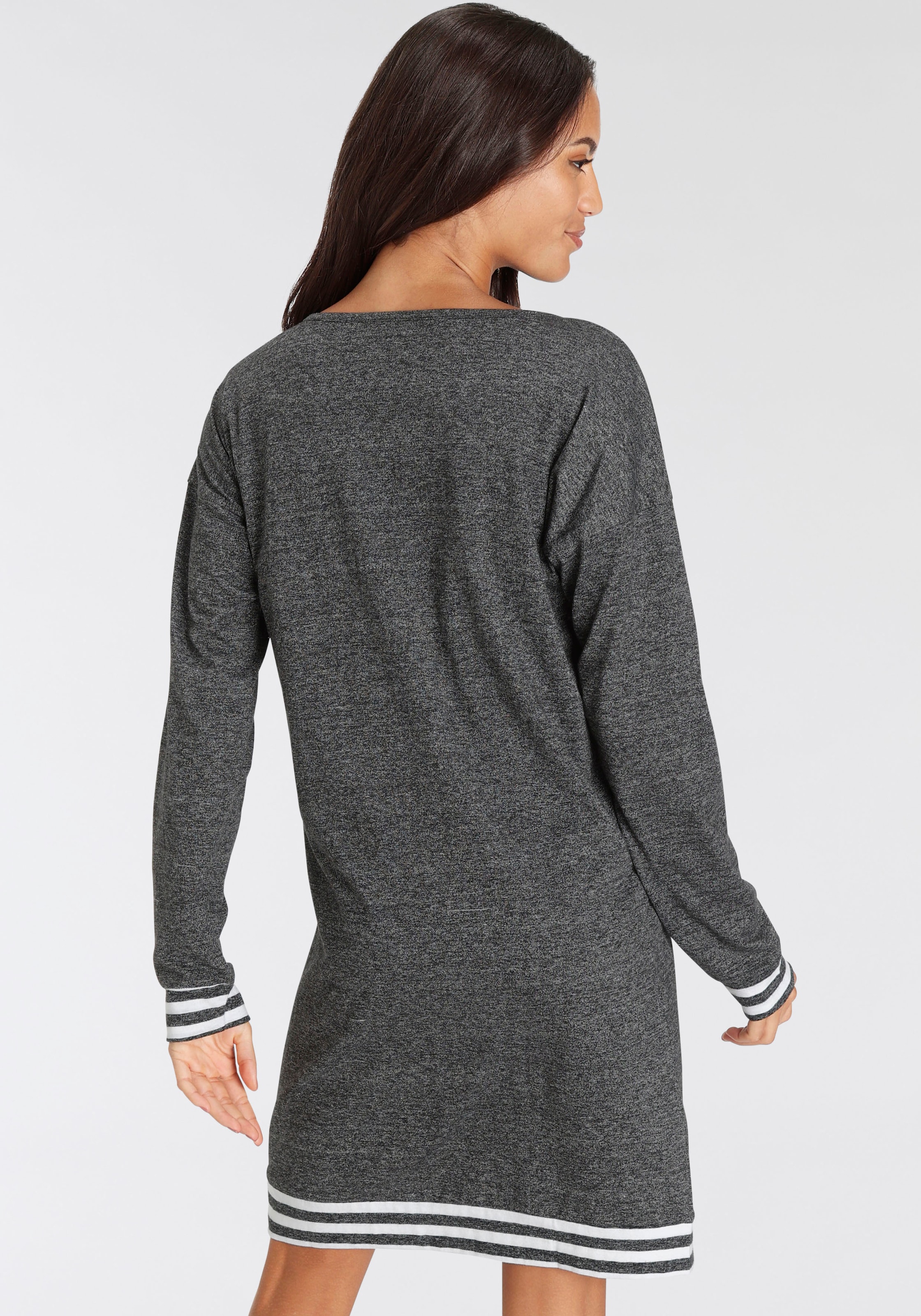 Vivance Dreams Sleepshirt, mit Streifen-Details