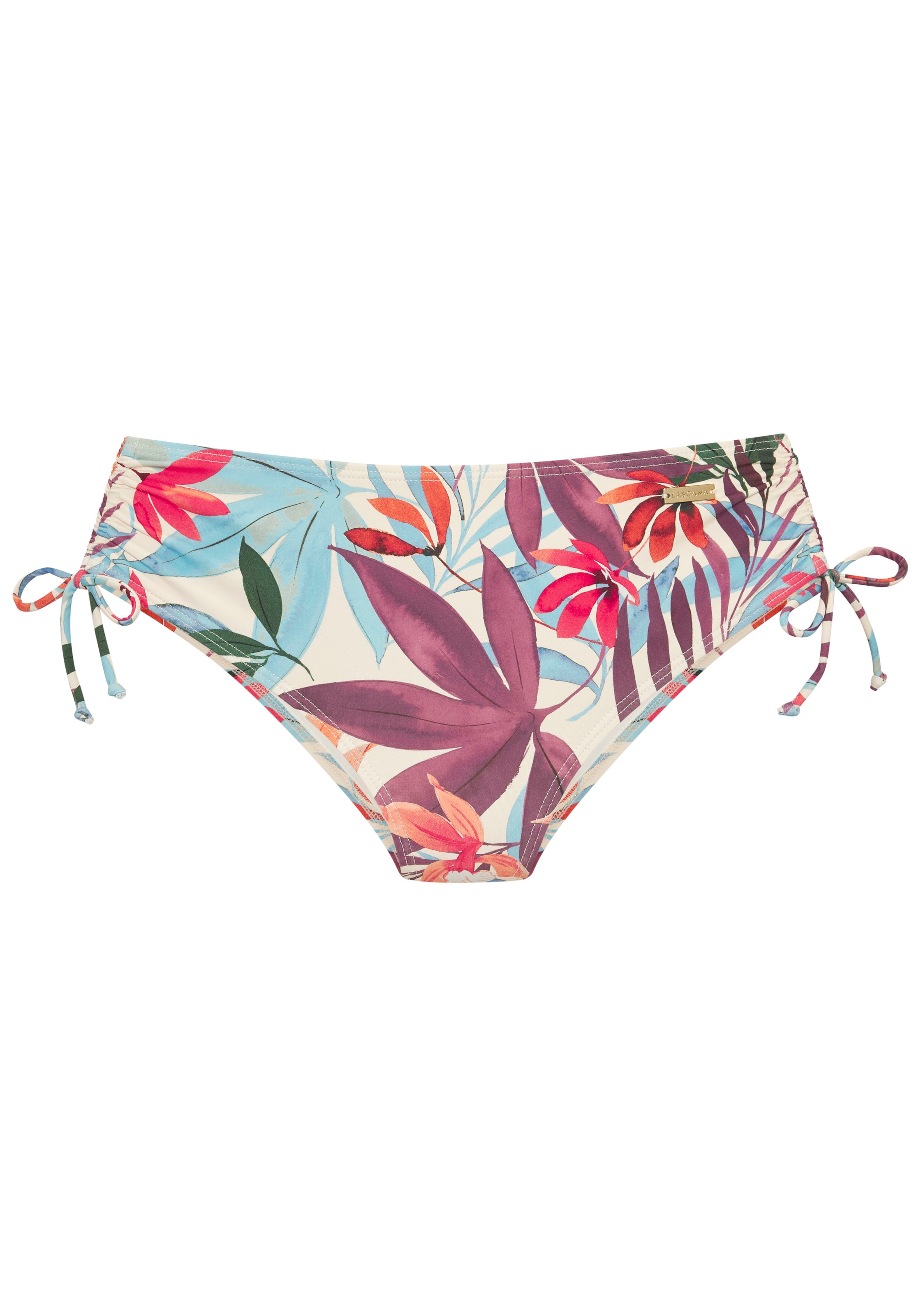 LASCANA Bikini-Hose »Imani« mit sommerlichem Blätterprint