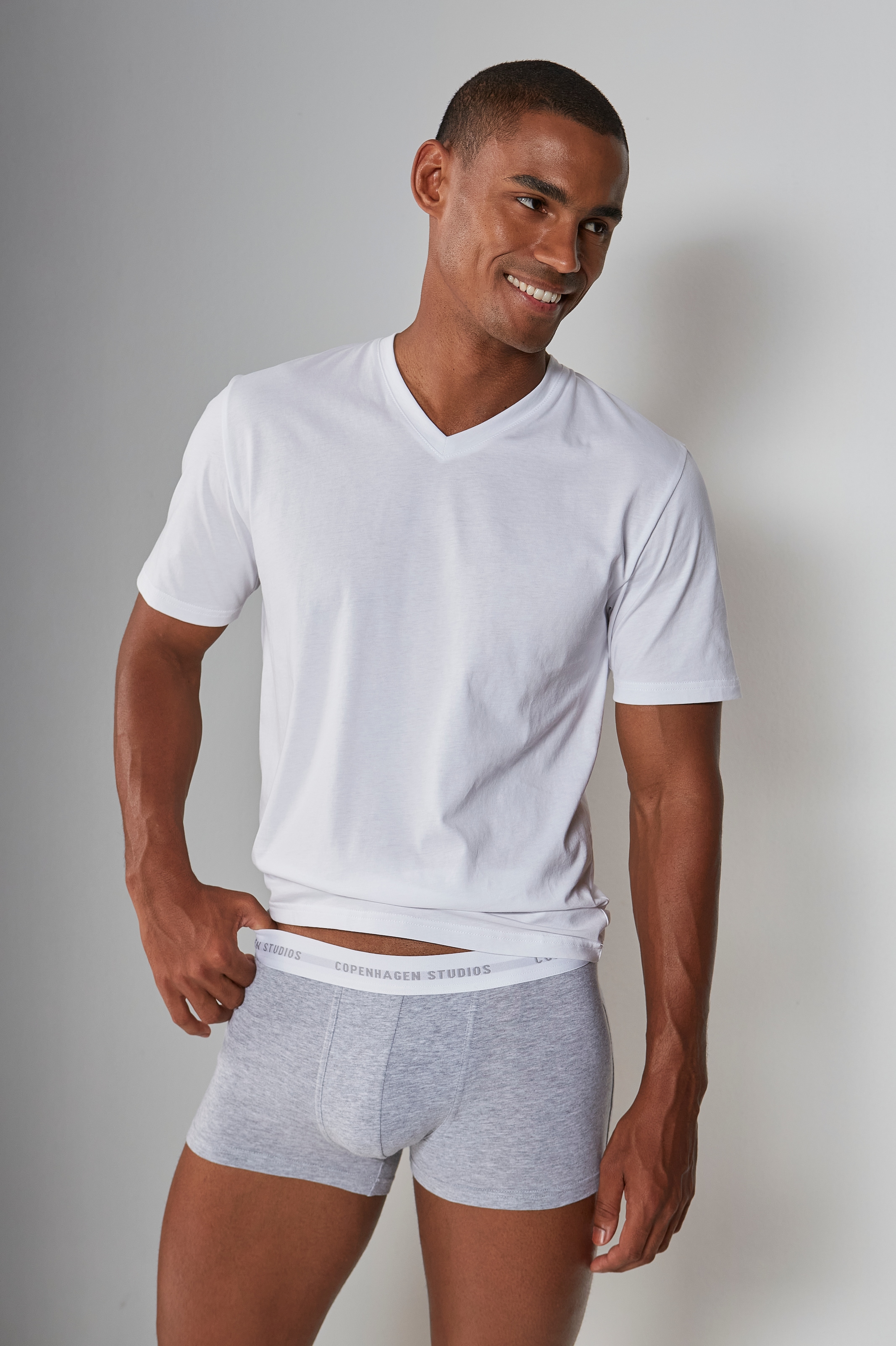 Copenhagen Studios T-Shirt, (Packung, 3er-Pack), Unterziehshirt aus hochwertiger Bio-Baumwolle