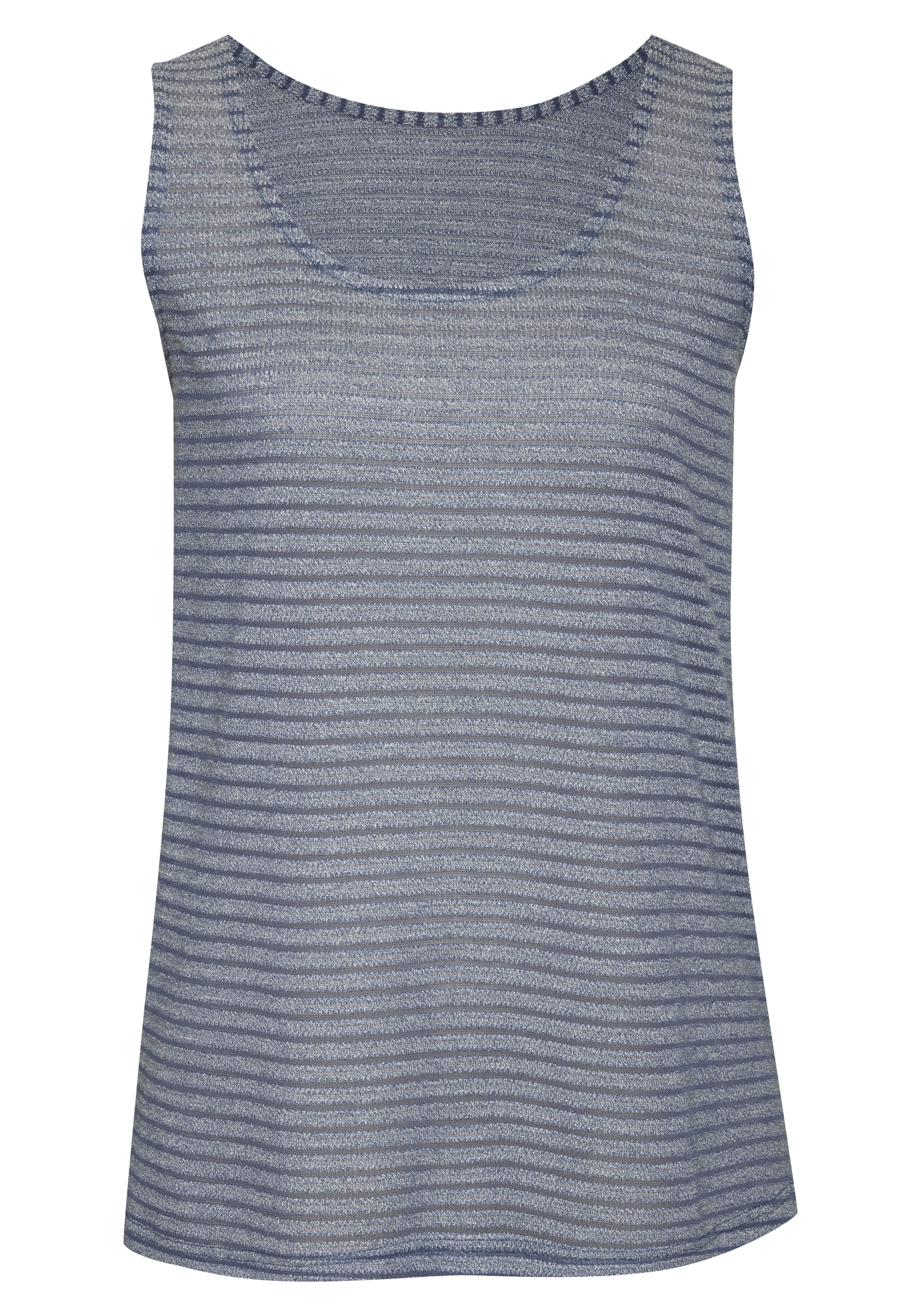 Vivance Trägertop »in Streifenoptik«, (2er-Pack), aus luftigem Jacquard-Strick