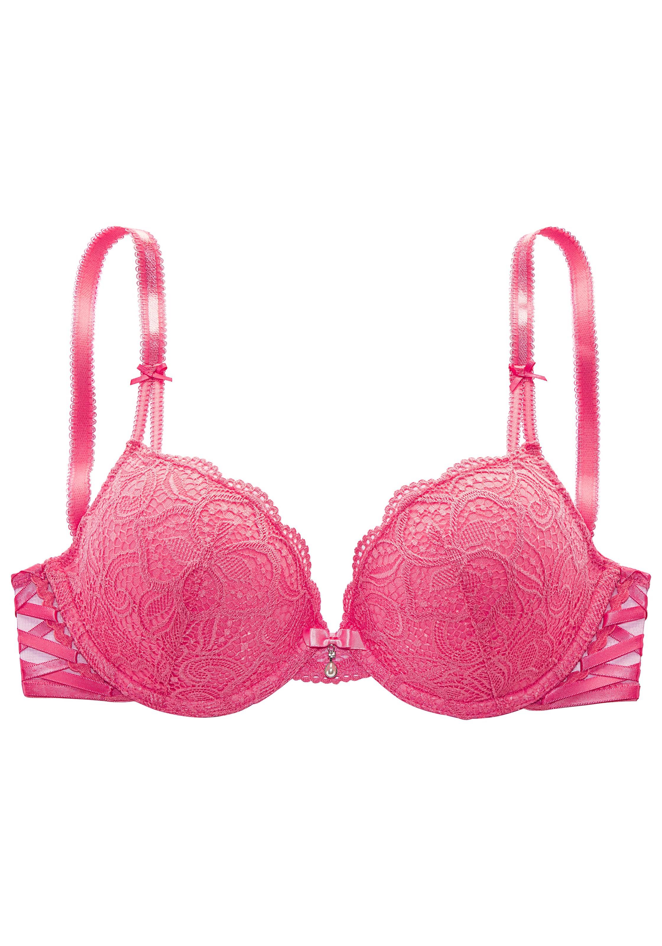 LASCANA Push-up-BH »Nikoletta« mit aufregender Schnürung an den Seiten, sexy Dessous, Reizwäsche