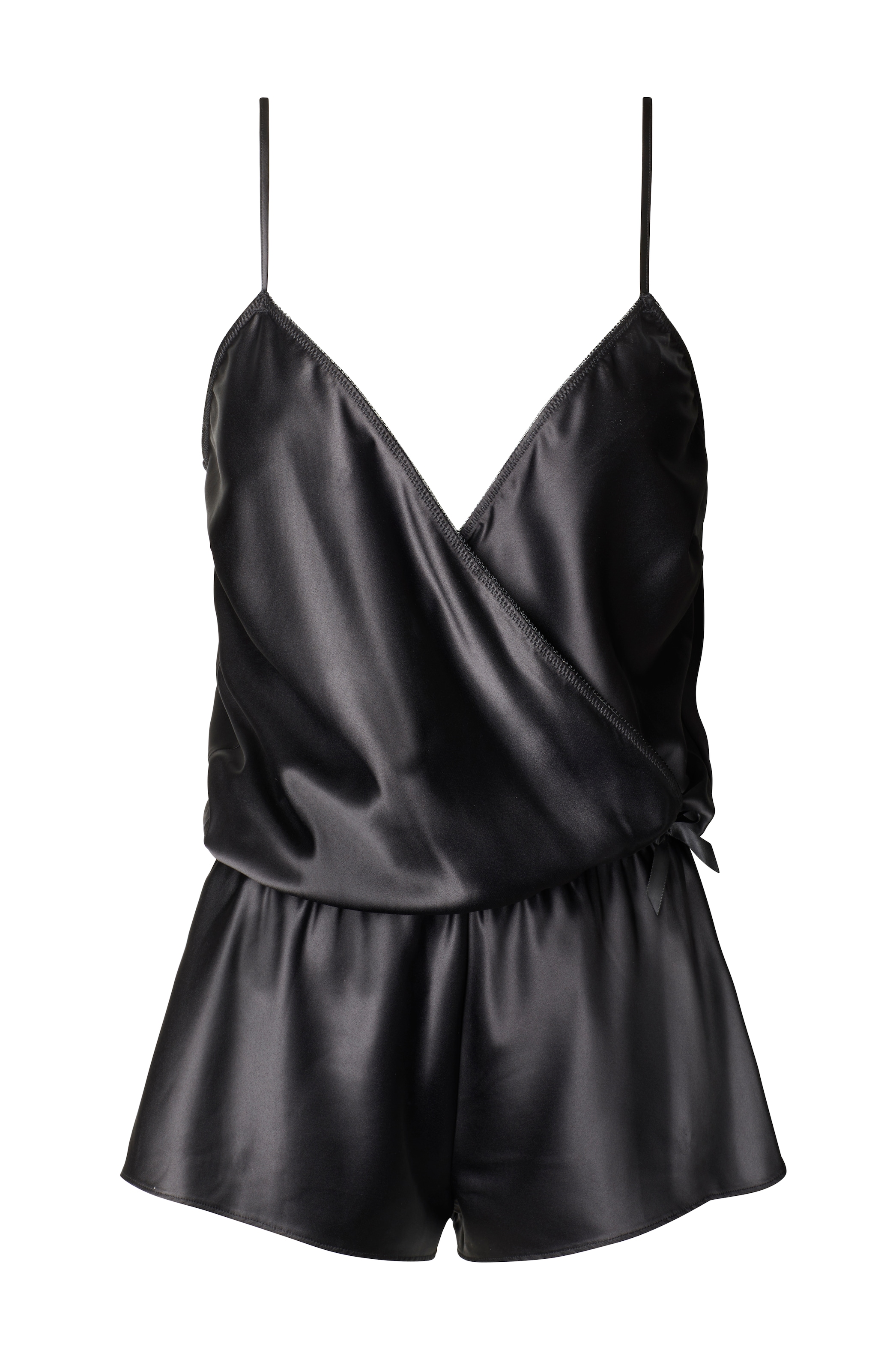 petite fleur gold Body im edlen Playsuit-Schnitt in Satin-Optik, sexy Dessous, Reizwäsche