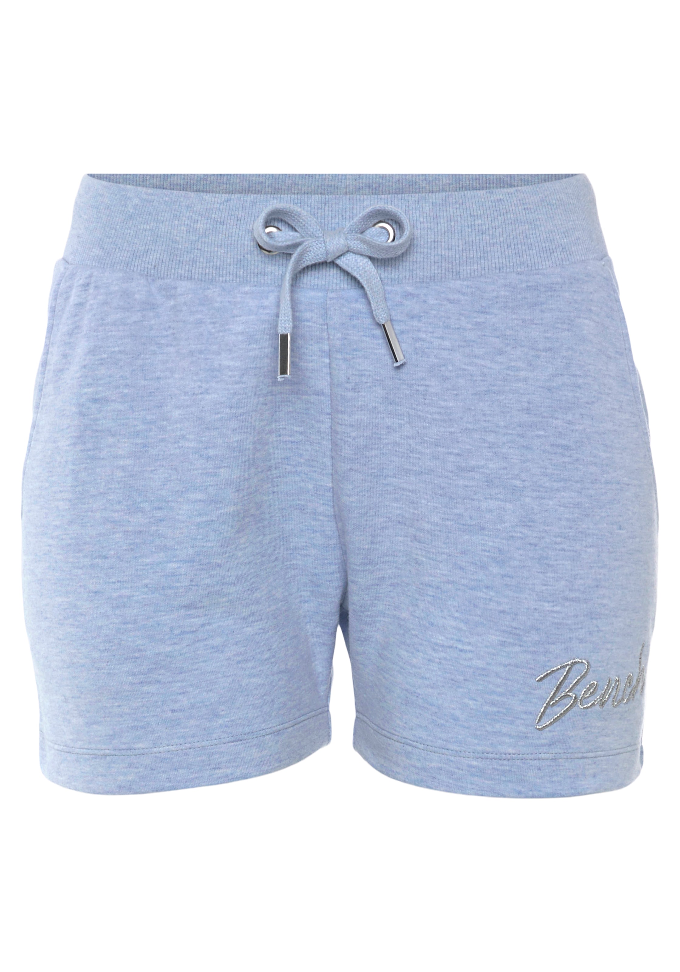 Bench. Loungewear Relaxshorts, mit kleiner glänzenden Logostickerei, Loungewear