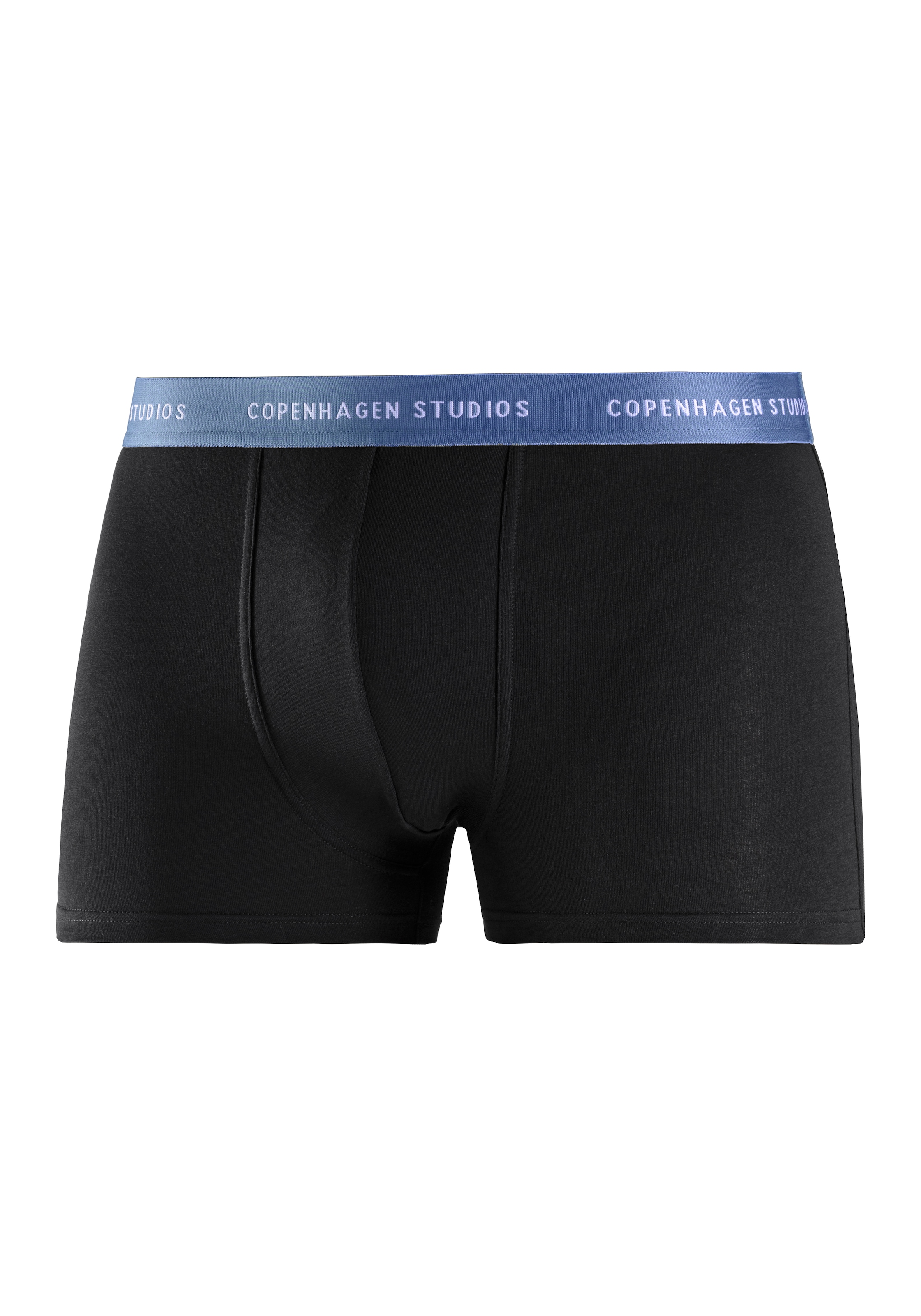 Copenhagen Studios Boxer »Boxershorts für Herren«, (3 St.), mit farbigem Logo-Bund