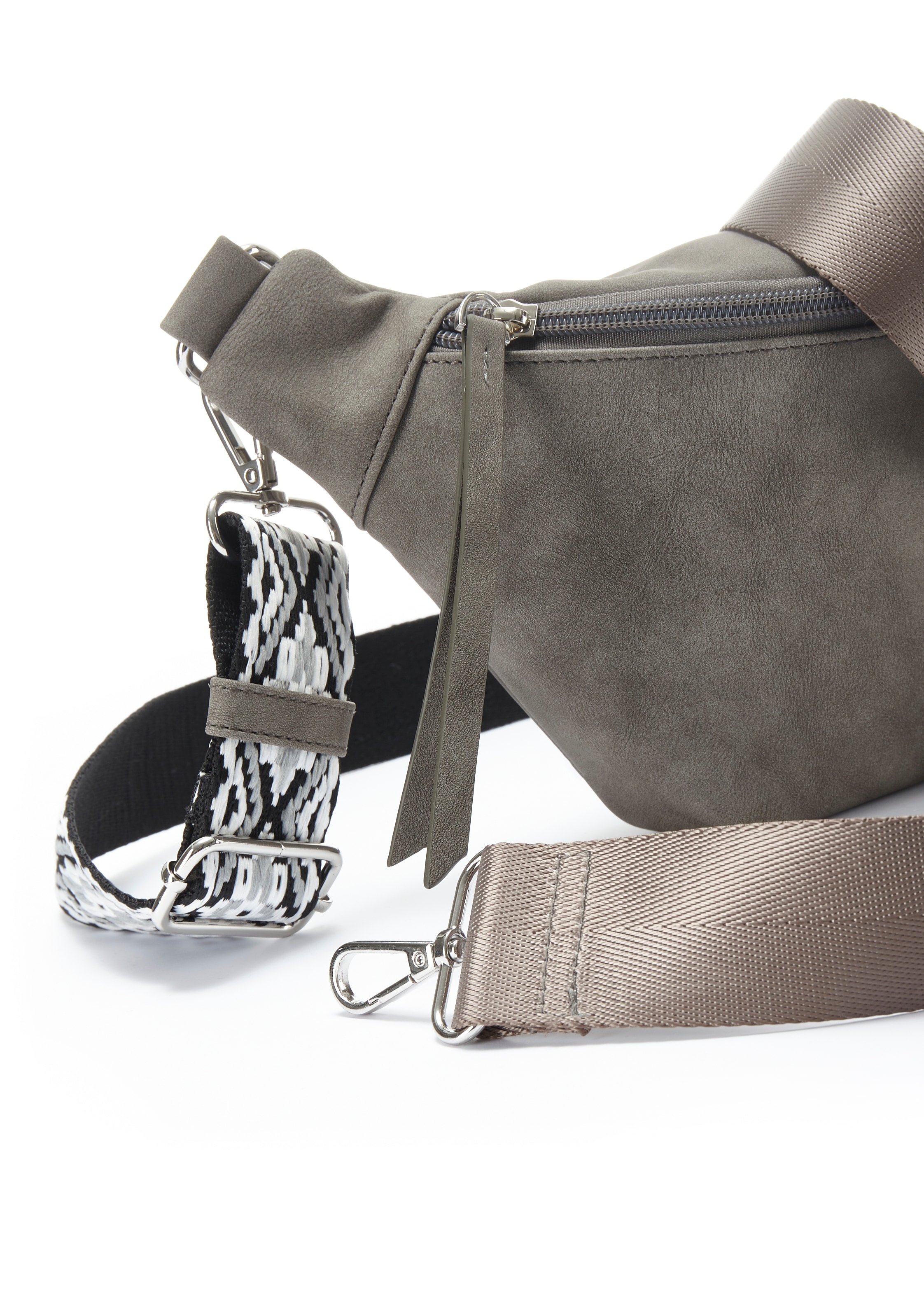 Vivance Bauchtasche »Umhängetasche, Hüfttasche«, Crossbody-Bag, Gürteltasche, austauschbarer Schulterriemen VEGAN